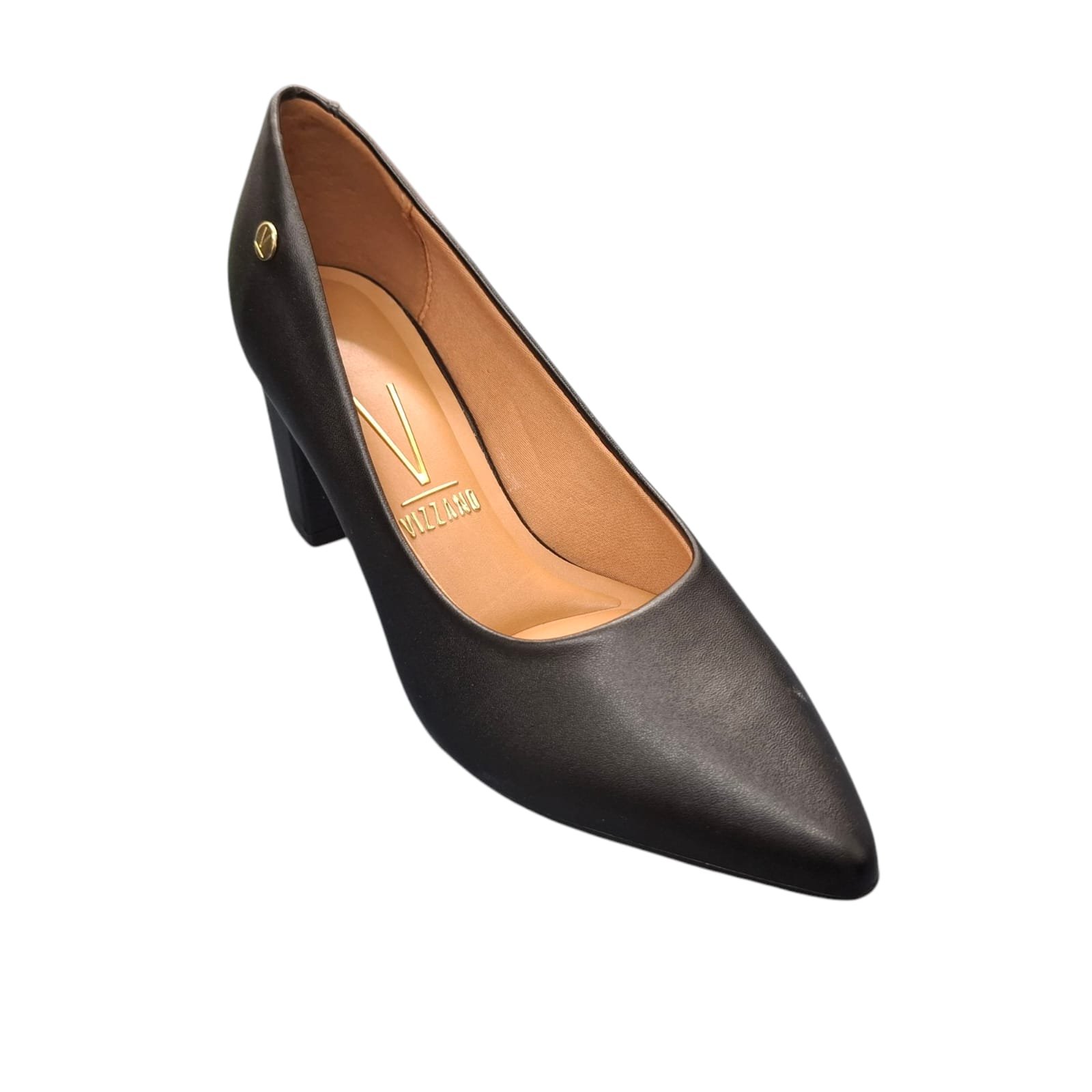 Sapato Scarpin Vizzano Salto Bloco Verniz 1290.500 Preto 2