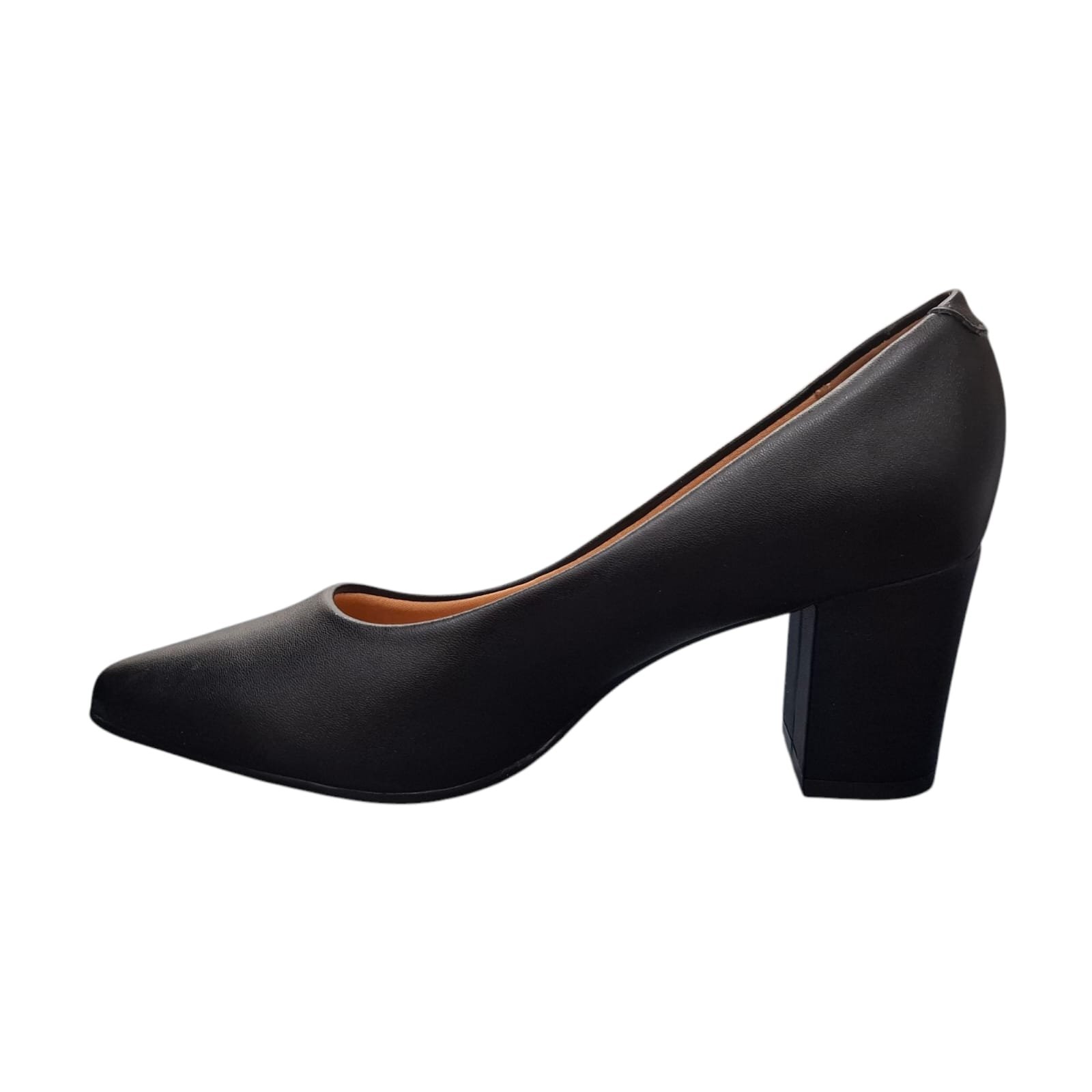 Sapato Scarpin Vizzano Salto Bloco Verniz 1290.500 Preto 3