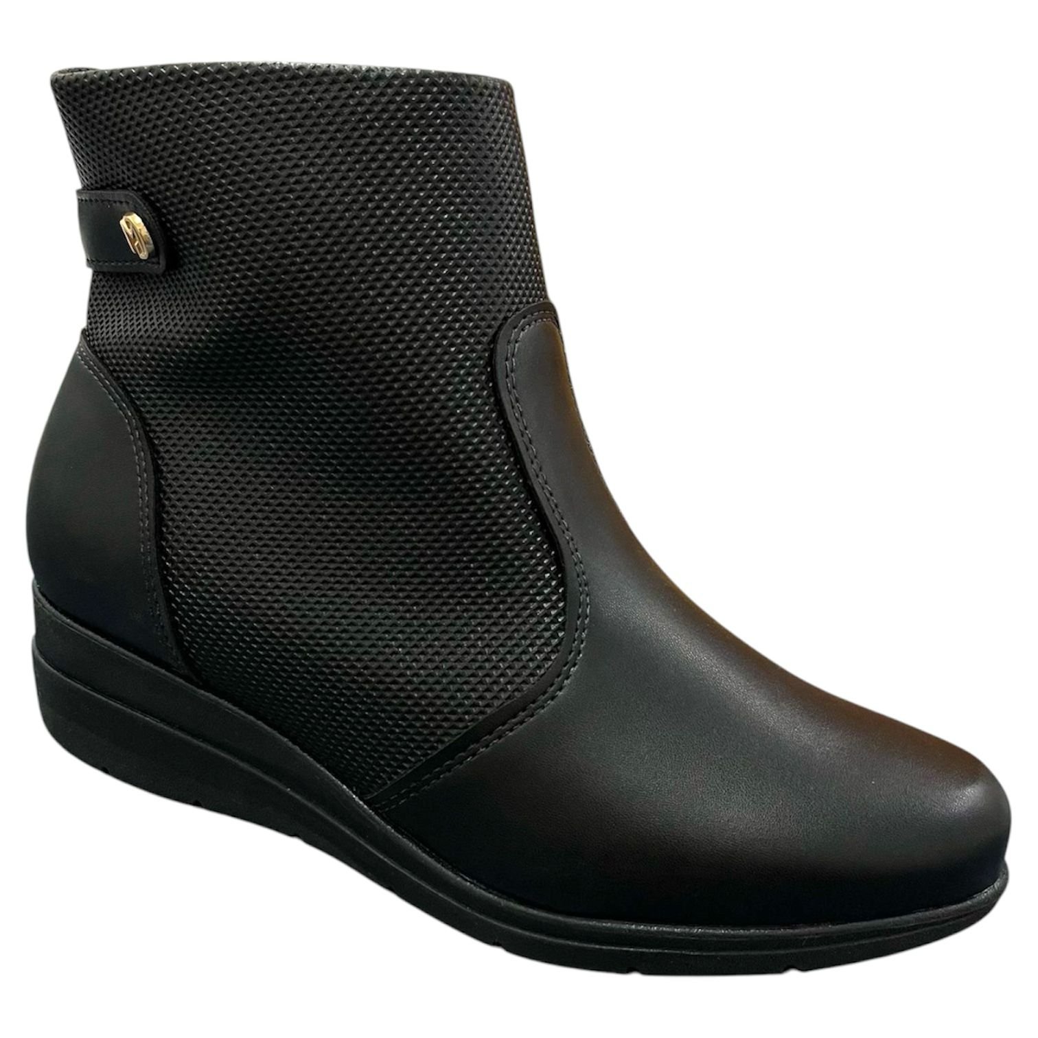 Bota Feminina Anabela Modare Ultra Conforto 7085.100 Preto 2