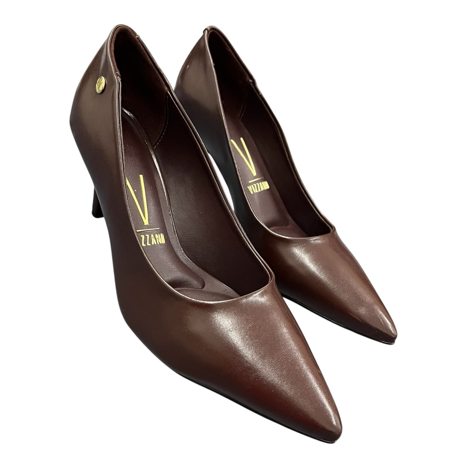 Sapato Scarpin Vizzano Salto Fino 1185.1402 Cacau 6