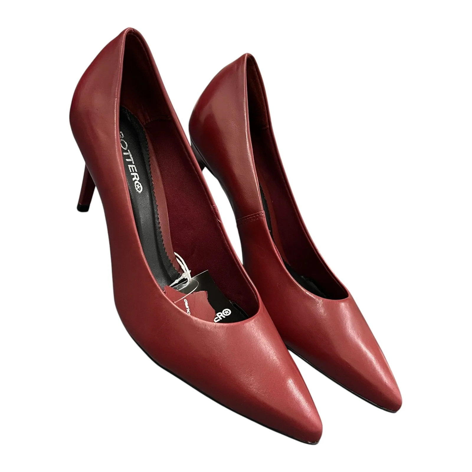 Sapato em Couro Scarpin Bottero 353701 Bordô 3