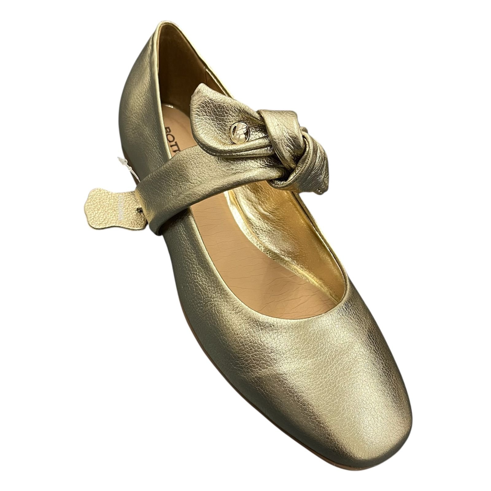 Sapatilha Boneca Couro Bottero 361615-1 Dourado 2