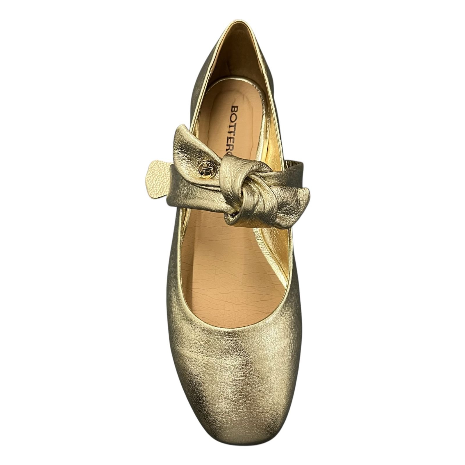 Sapatilha Boneca Couro Bottero 361615-1 Dourado 3