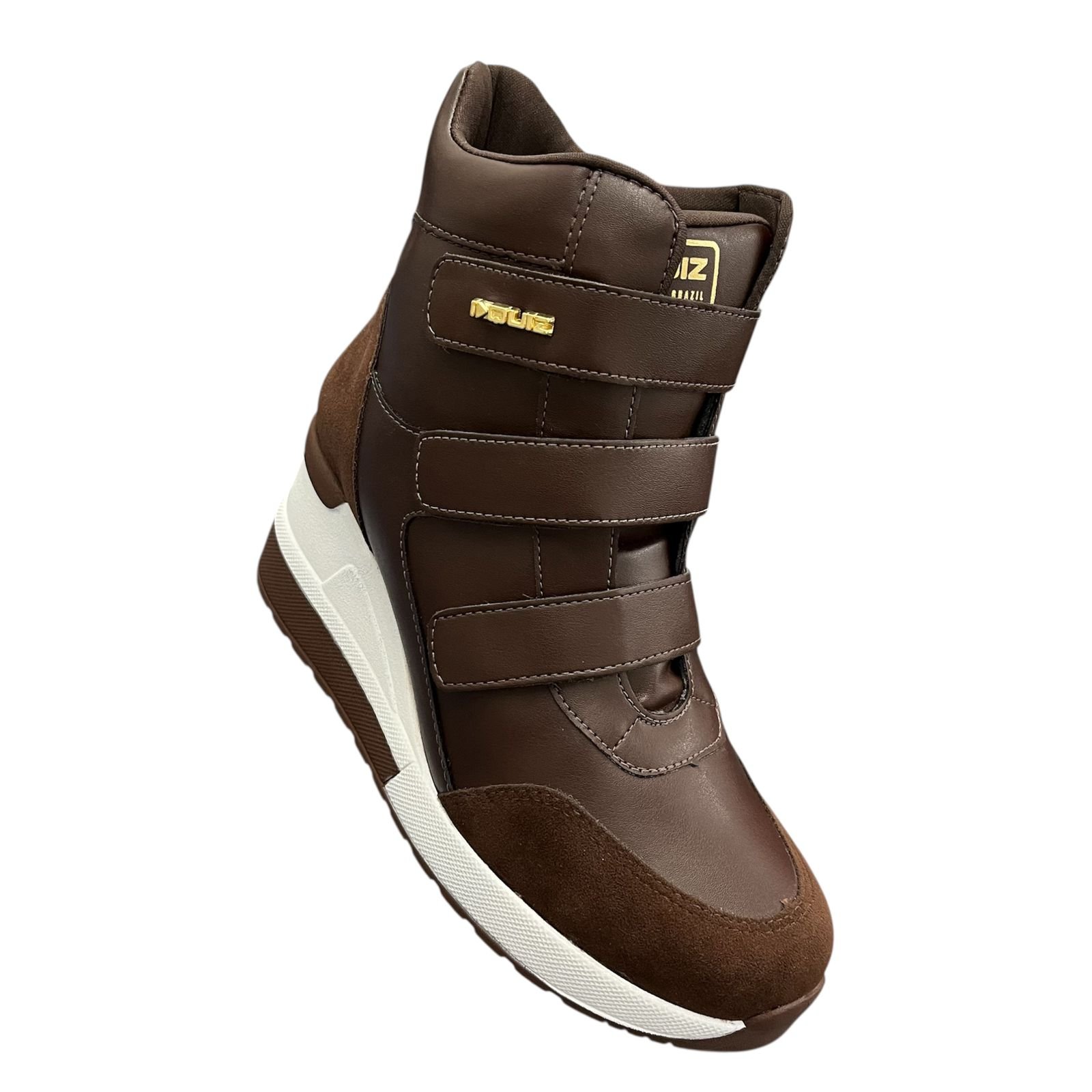 Tênis Abotinado Sneaker Quiz Feminino 69-1852-26 Marrom Cacau 2