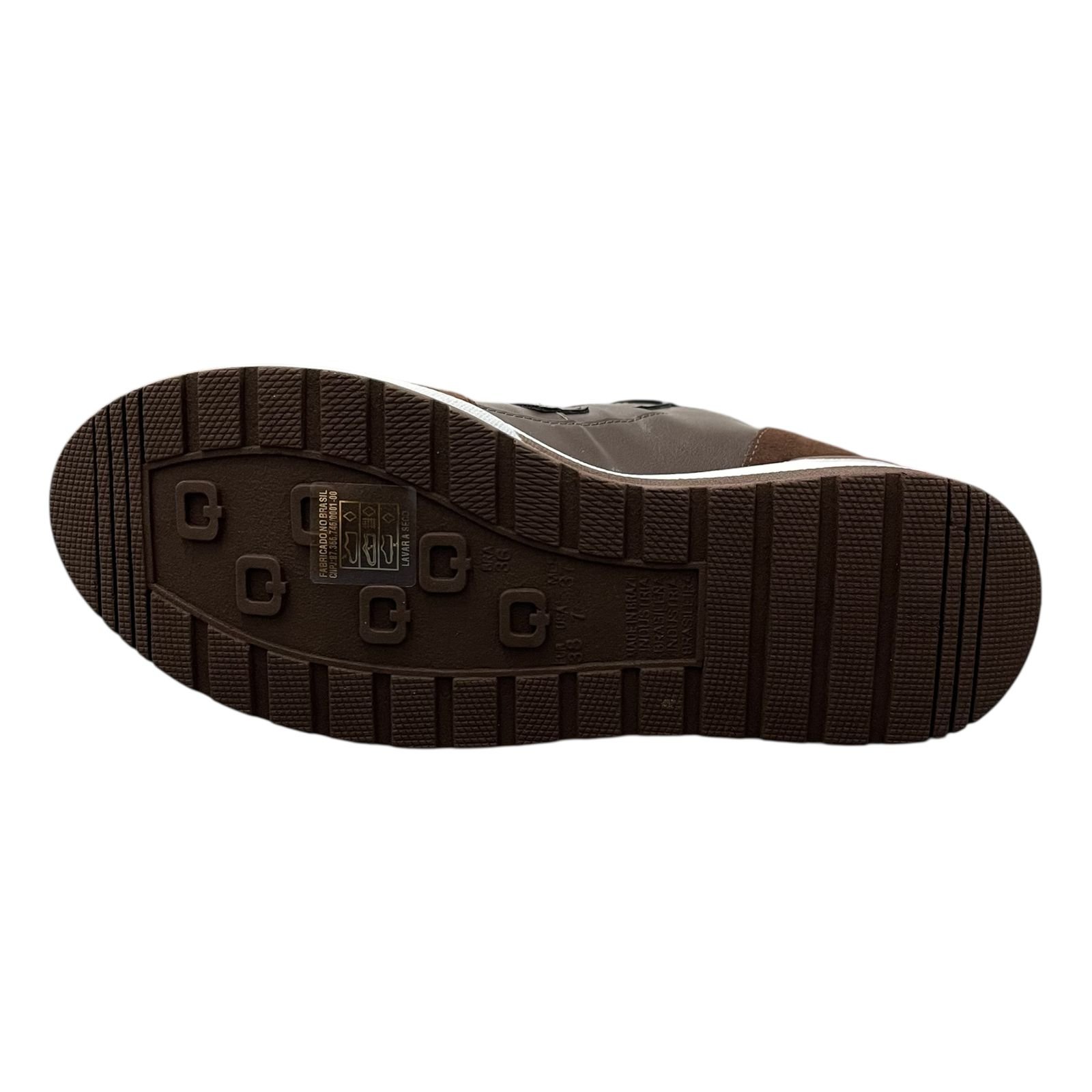 Tênis Abotinado Sneaker Quiz Feminino 69-1852-26 Marrom Cacau 5