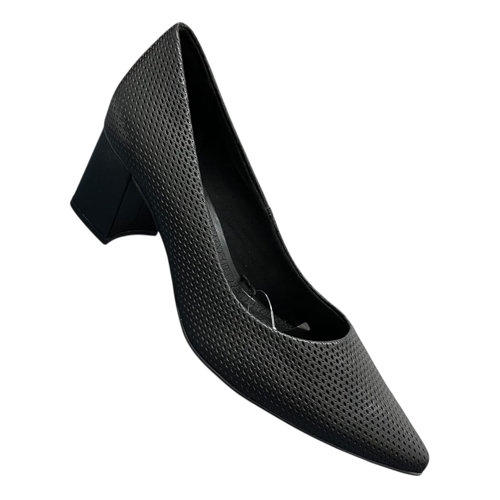 Sapato Scarpin Bottero Em Couro Salto Bloco 354901 Preto 2