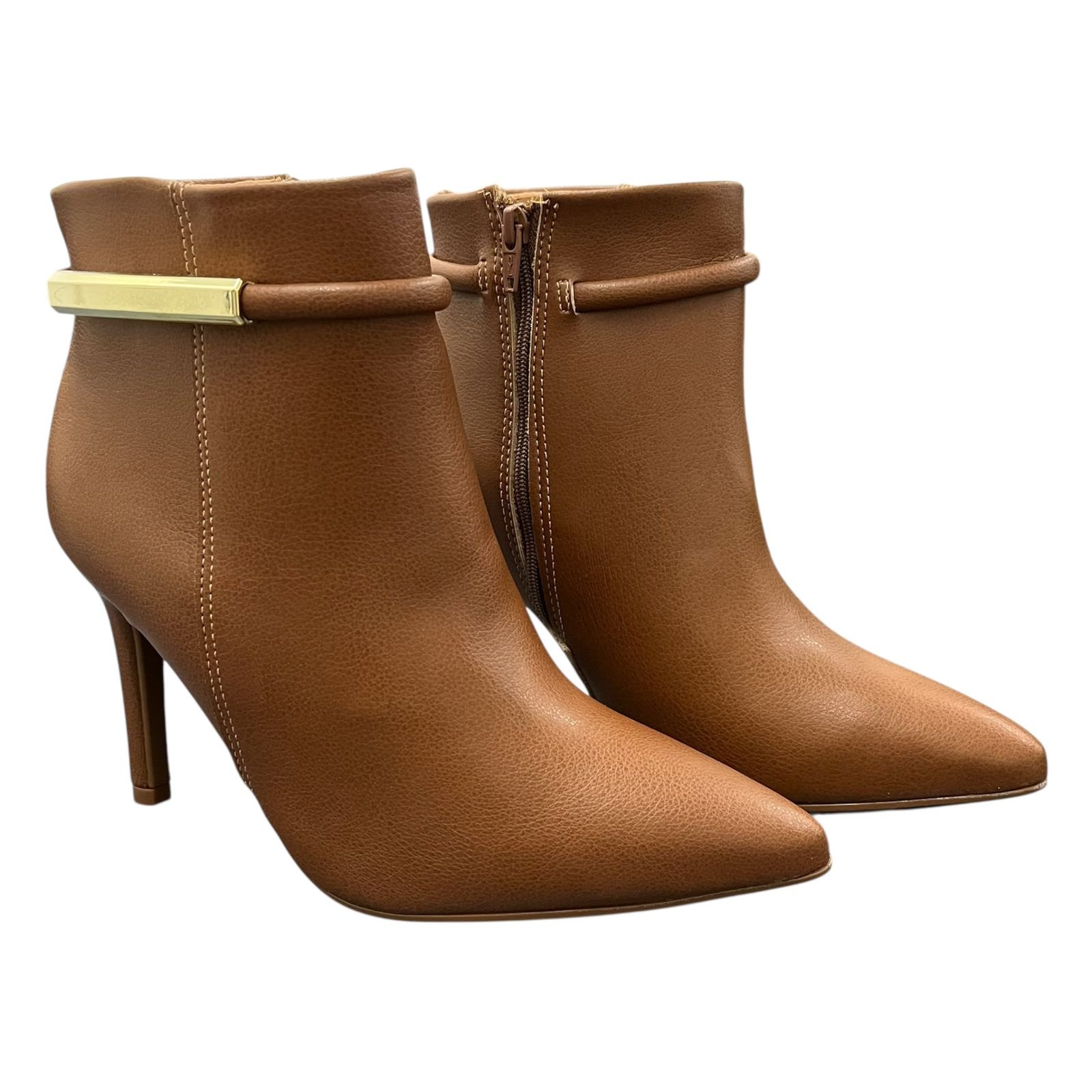 Bota Vizzano Cano Curto Salto Fino 3049.250 Marrom 4