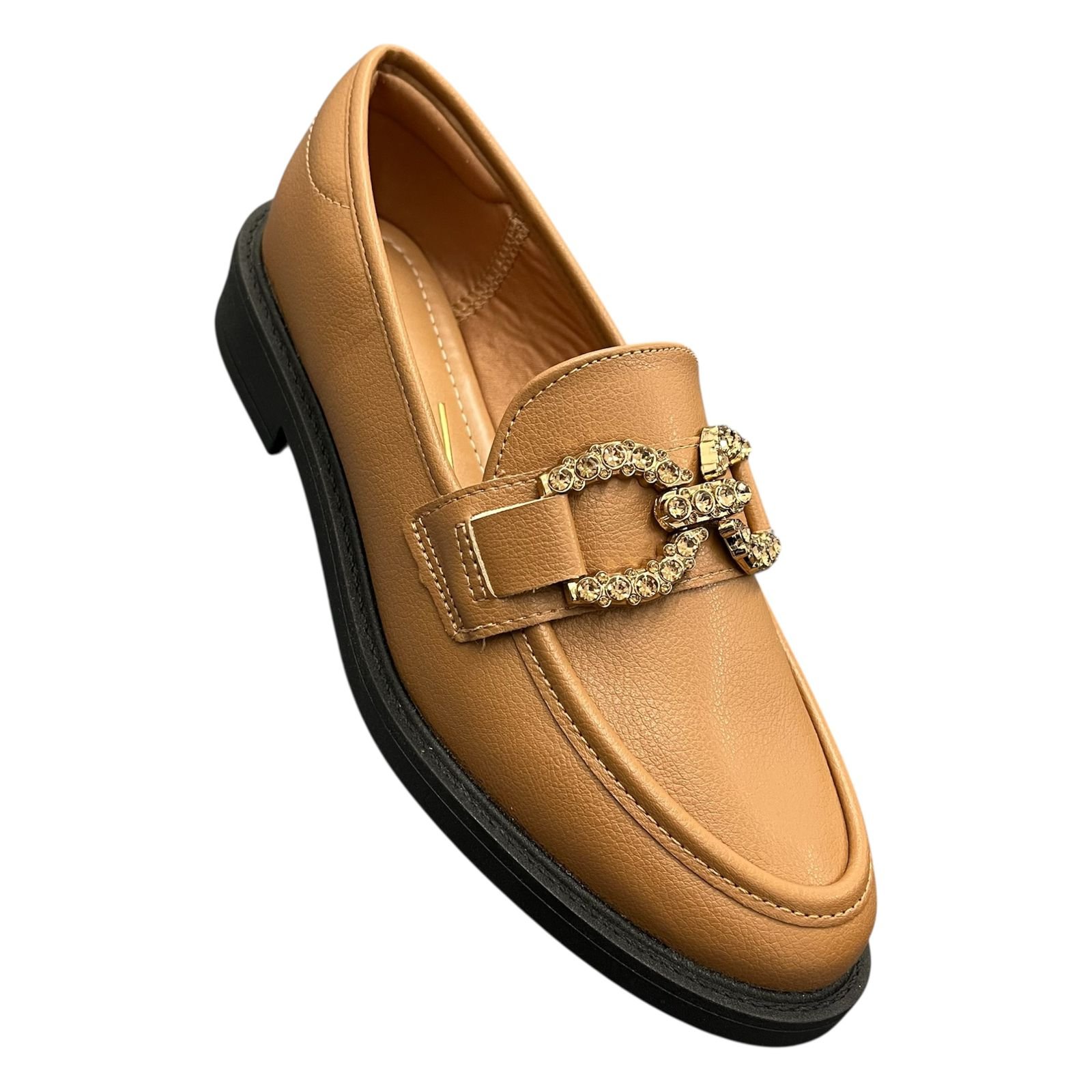 Sapato Mocassim Vizzano Feminino 1453.101 Camel 2