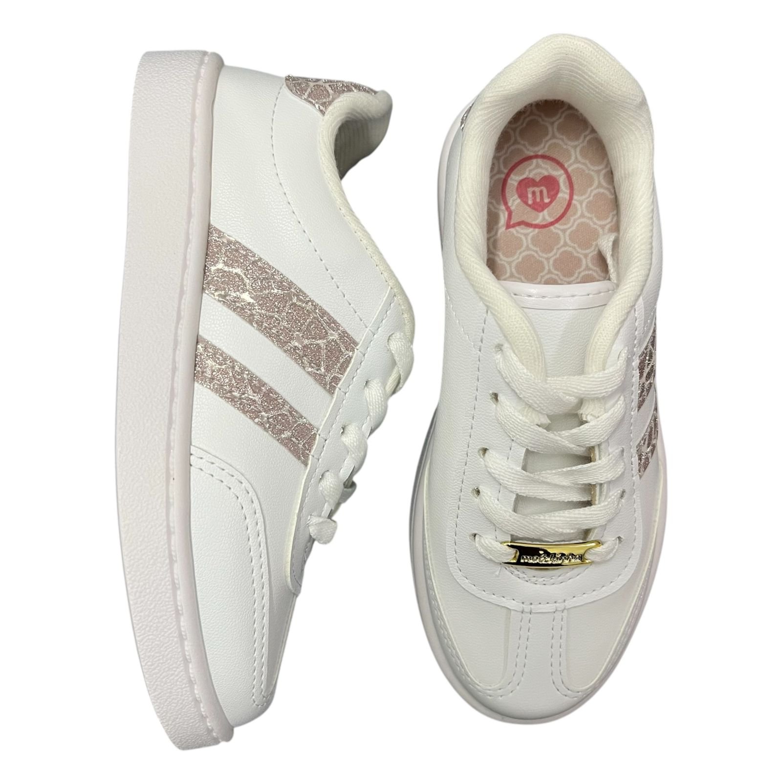 Tênis Casual Molekinha Infantil 2574.108 Branco 3