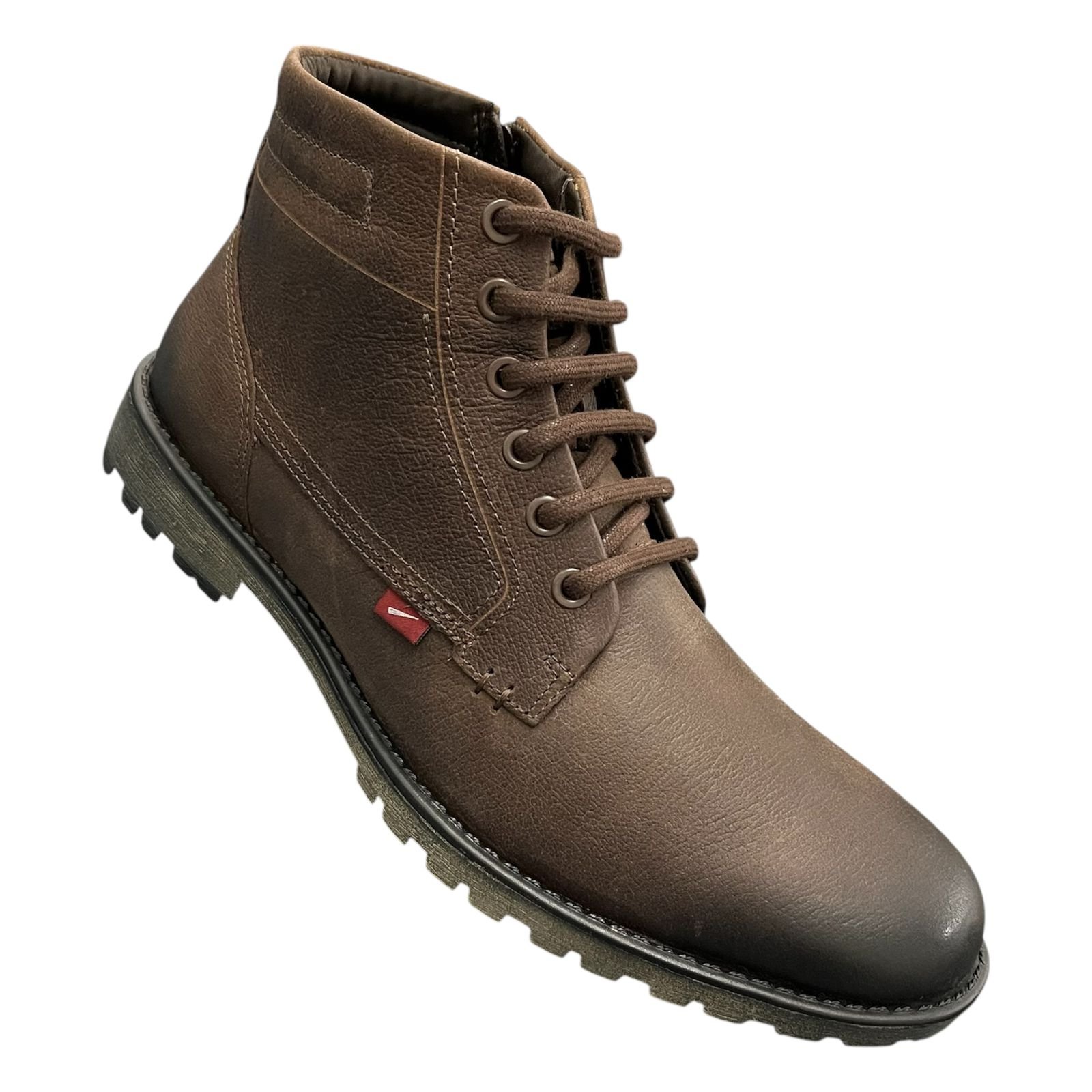 Bota Masculina Cross Ferracini Em Couro 9945-517B Café 2