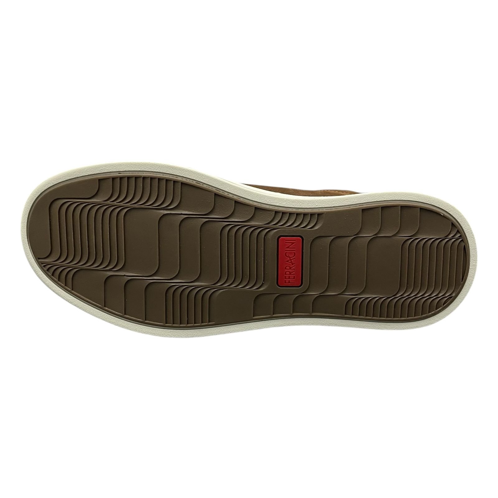 Sapatênis Masculino Ferracini Nobuck Em Couro Gold 2074F Marrom 4