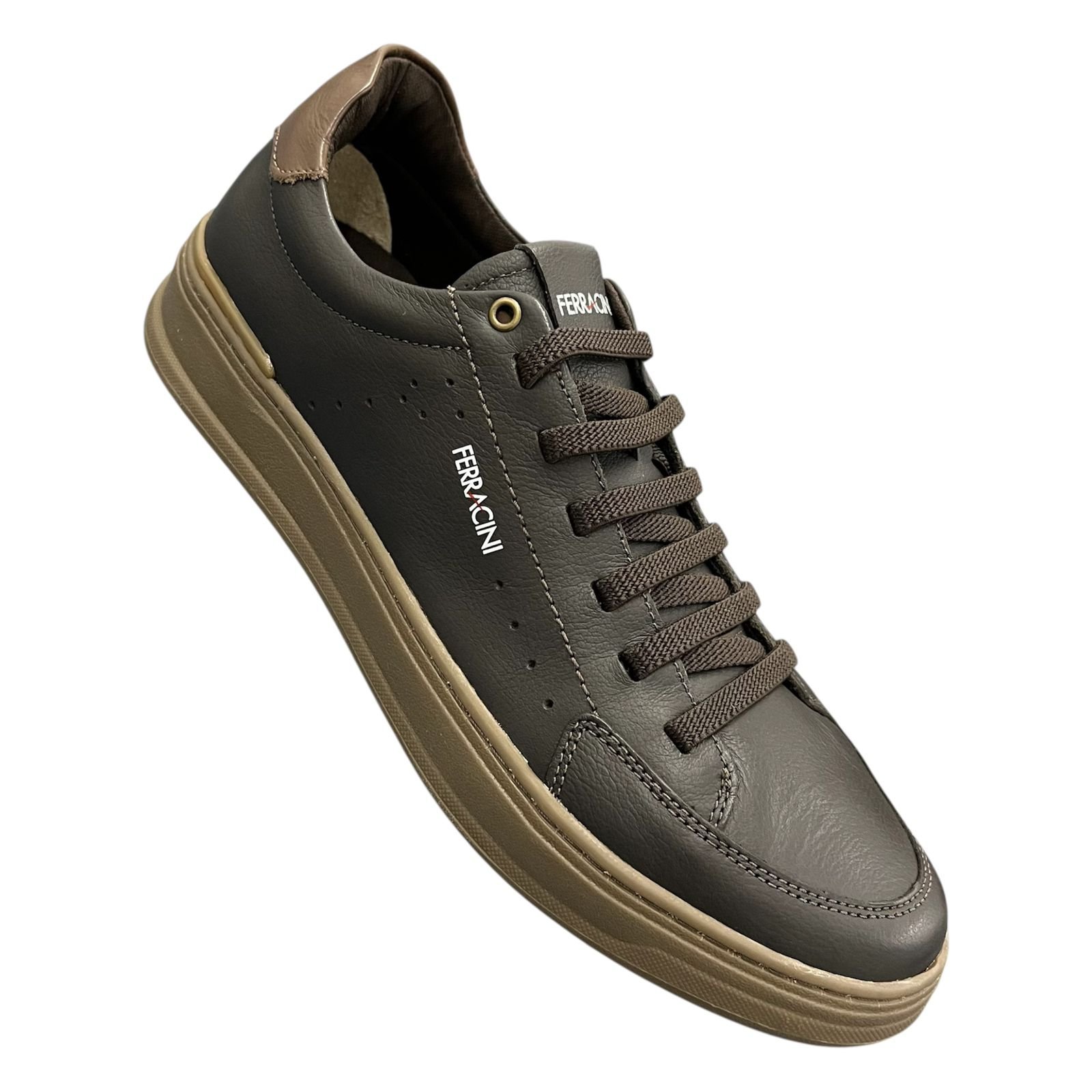 Sapatênis Masculino Ferracini Em Couro Gold 2074B Preto 2