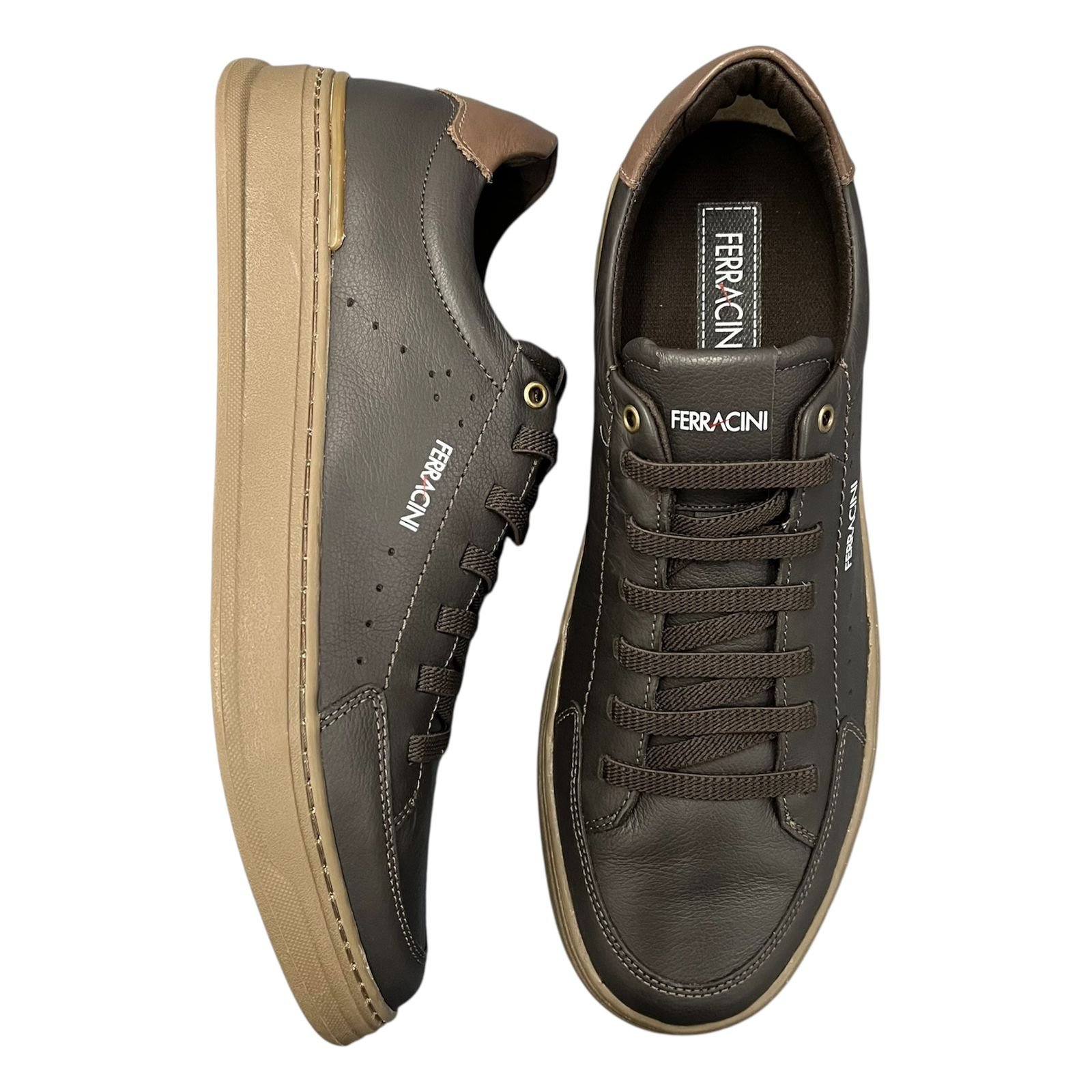Sapatênis Masculino Ferracini Em Couro Gold 2074B Preto 3
