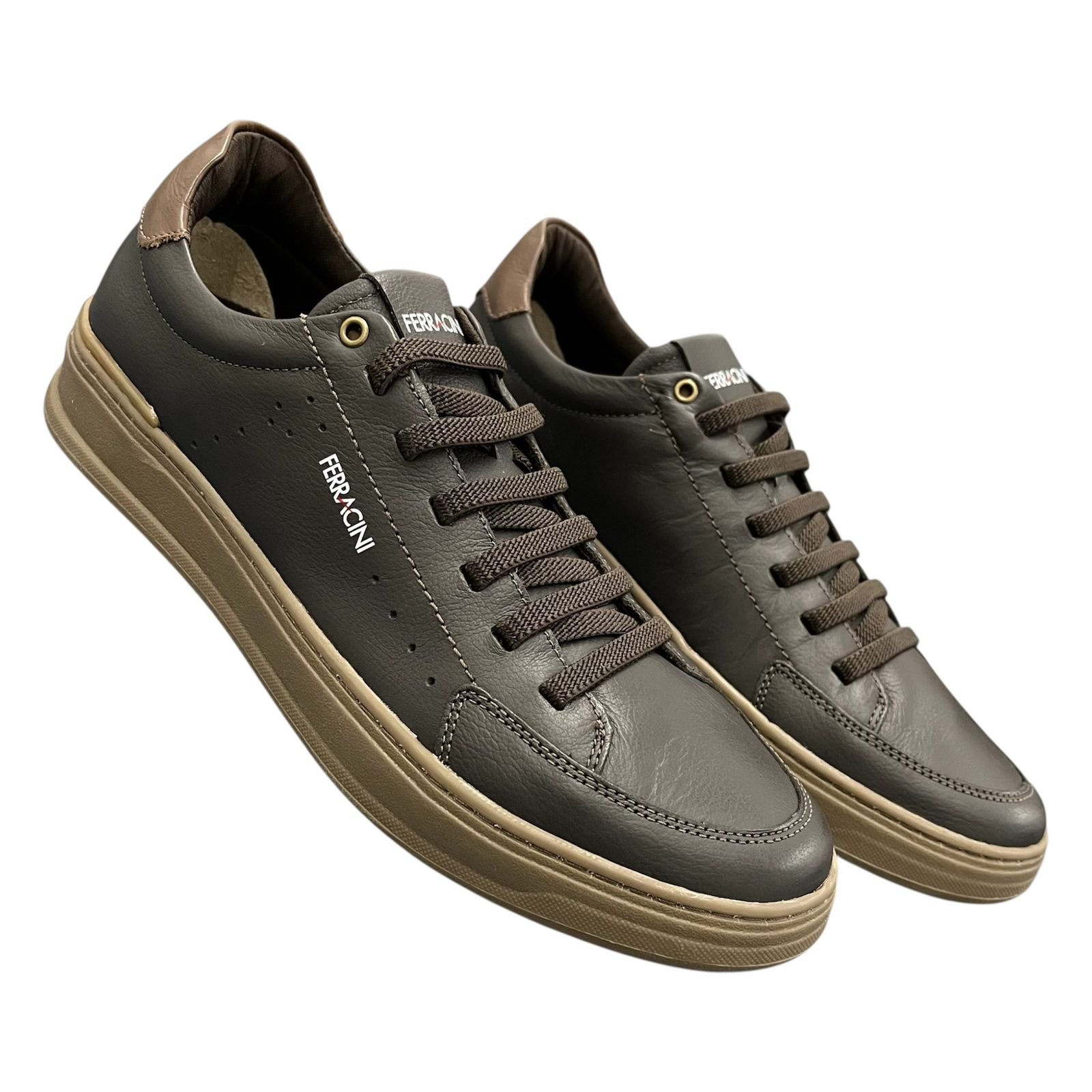 Sapatênis Masculino Ferracini Em Couro Gold 2074B Preto 4