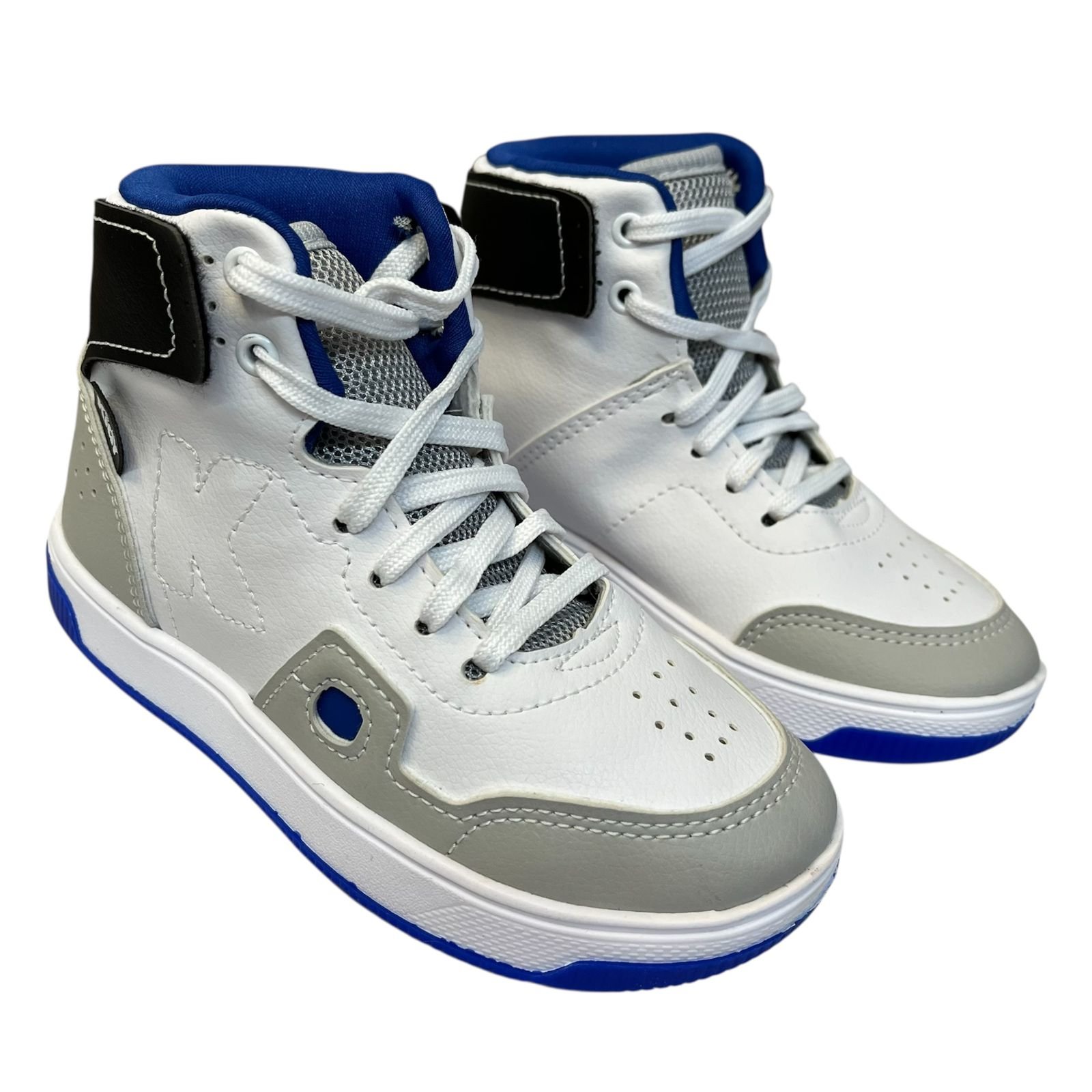 Tênis Infantil Kidy Abotinado Astral Menino 329-1006-1691 Branco 3