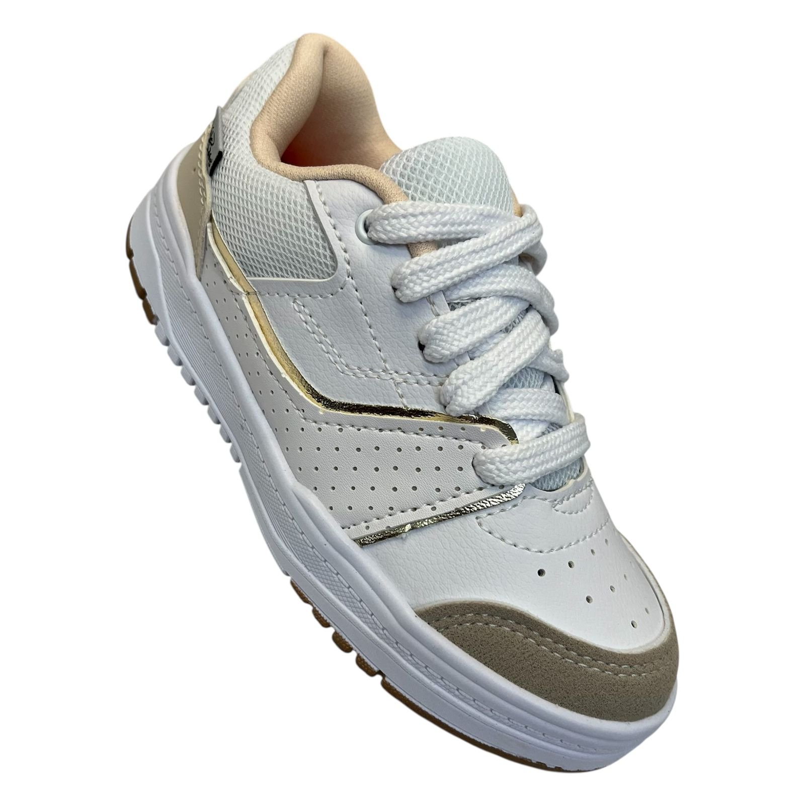 Tênis Infantil Kidy K360 Estilo Respitec Menina 448-1002-0445 Branco 2