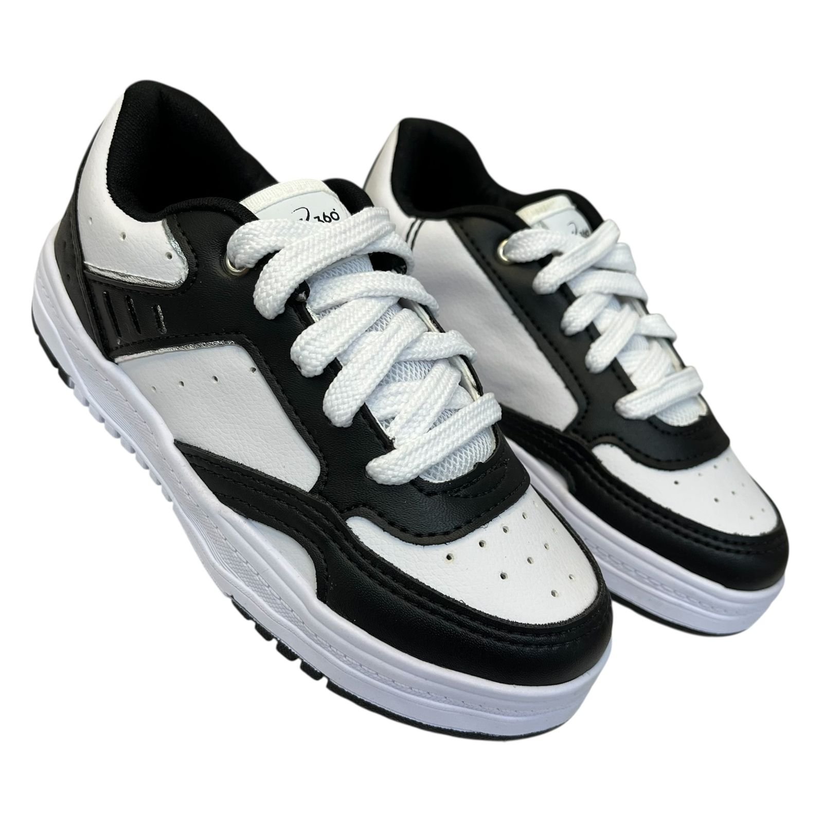Tênis Infantil Kidy K360 Estilo Respitec Menino 448-1003-0061 Branco/Preto 5