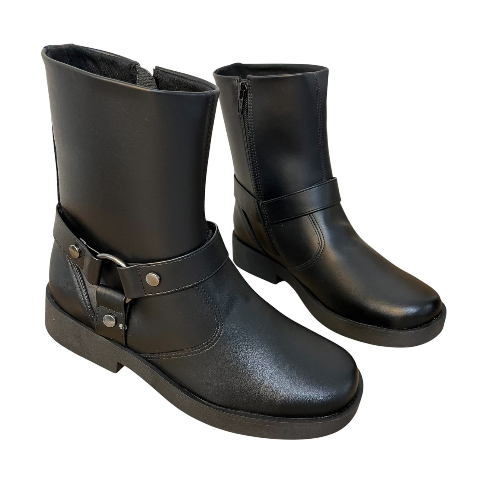 Bota Quiz Biker Cano Médio 61-1880-02 Preto 3