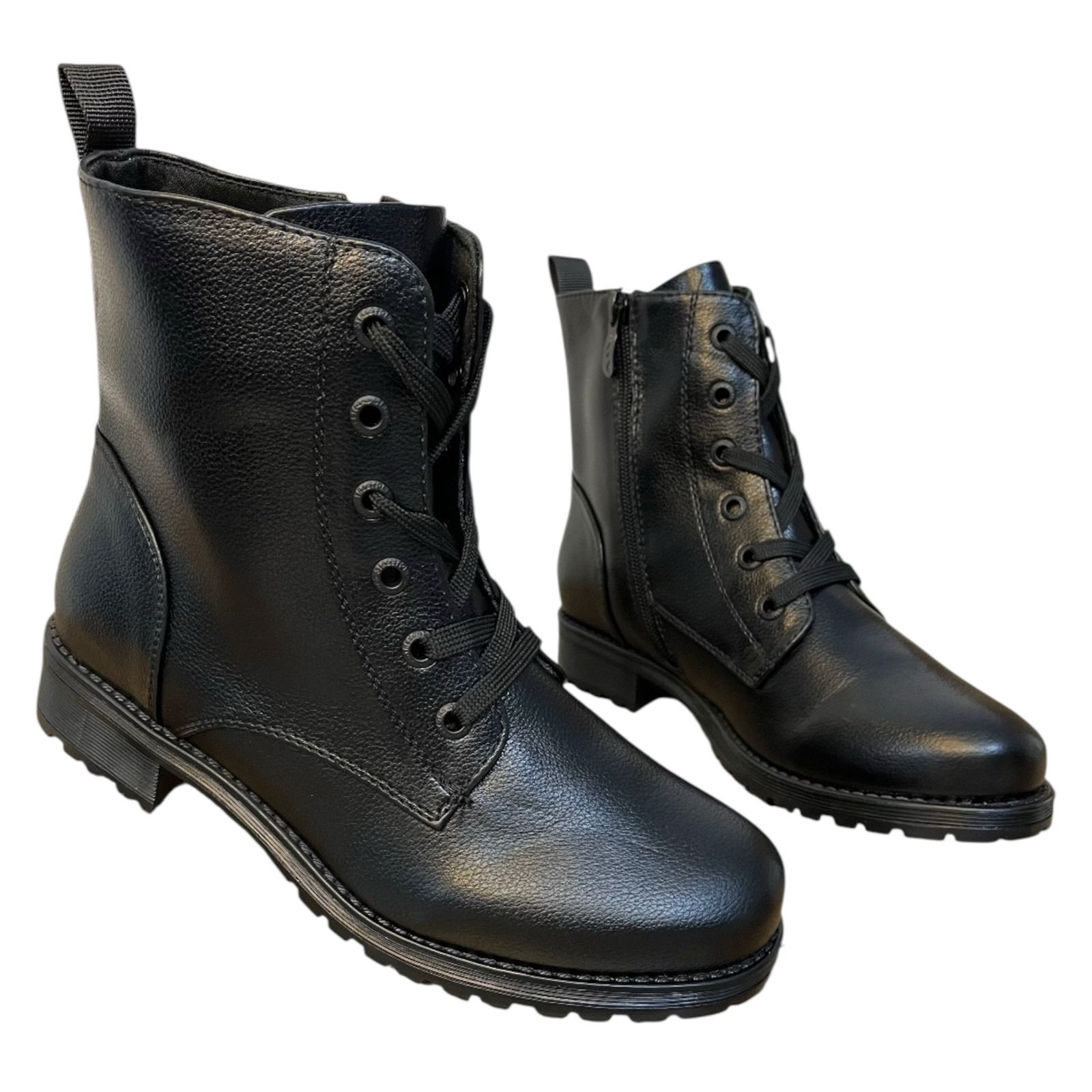 Bota Coturno Mooncity Cano Curto 72124 Preto 5