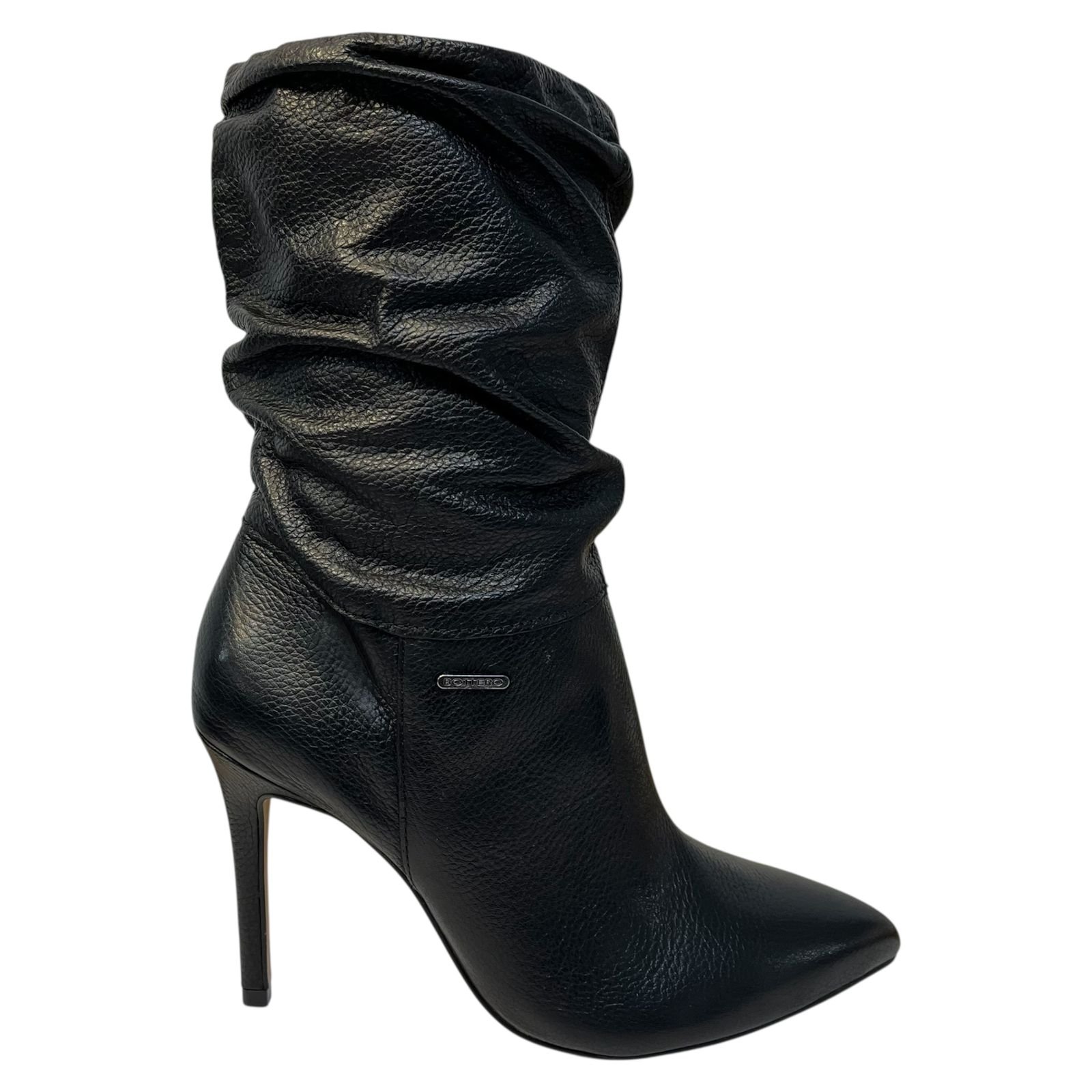 Bota Bottero Slouchy Bico Fino Em Couro 347004