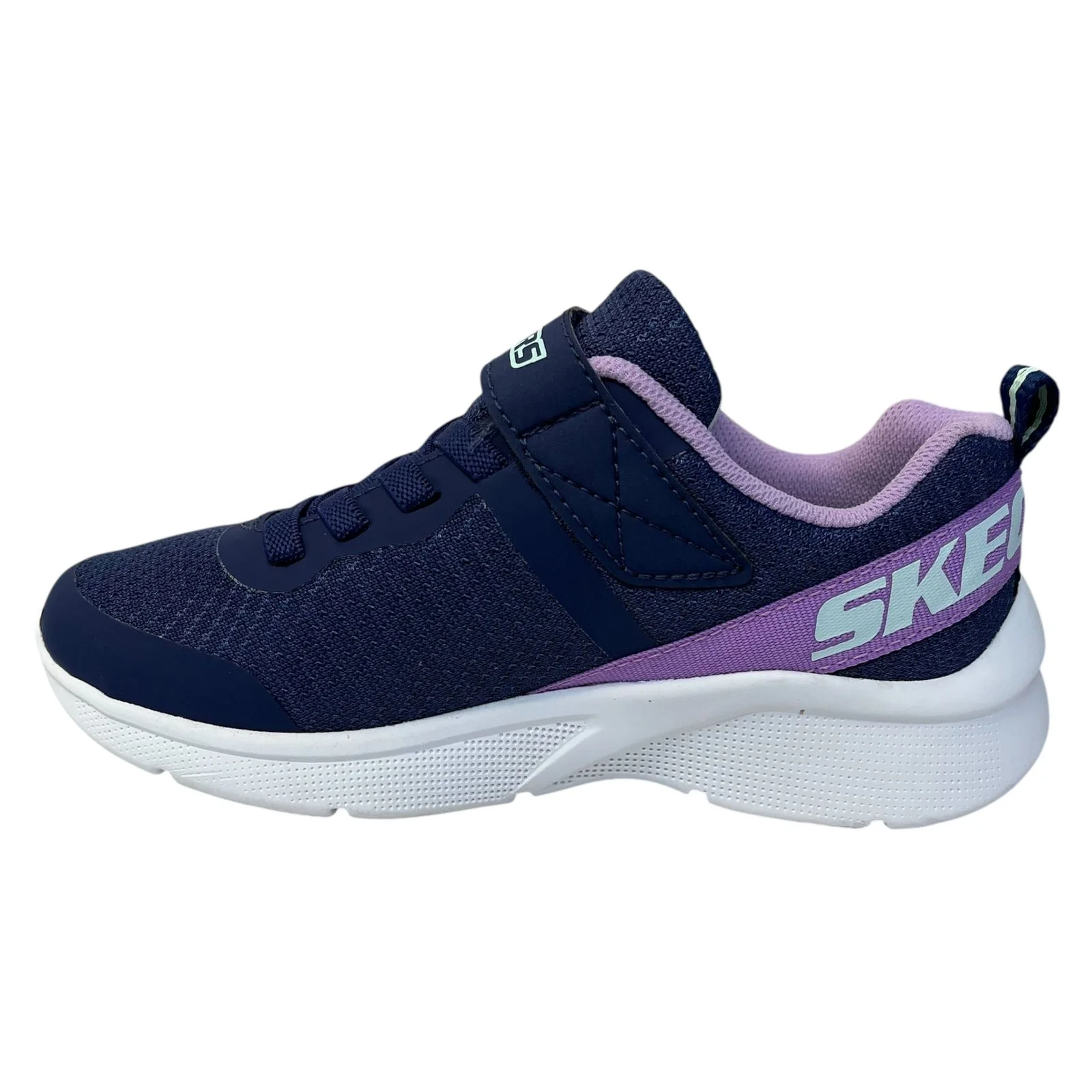 Tênis Skechers Infantil Menina Microspec 303994 Azul Marinho 5