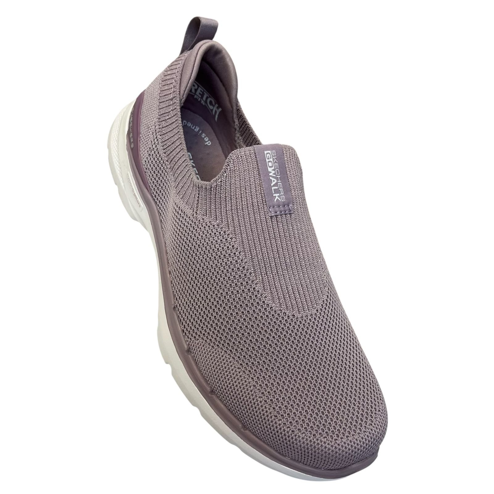 Tênis Skechers Go Walk 6 Slip On Feminino 124530 Malva Malva 2
