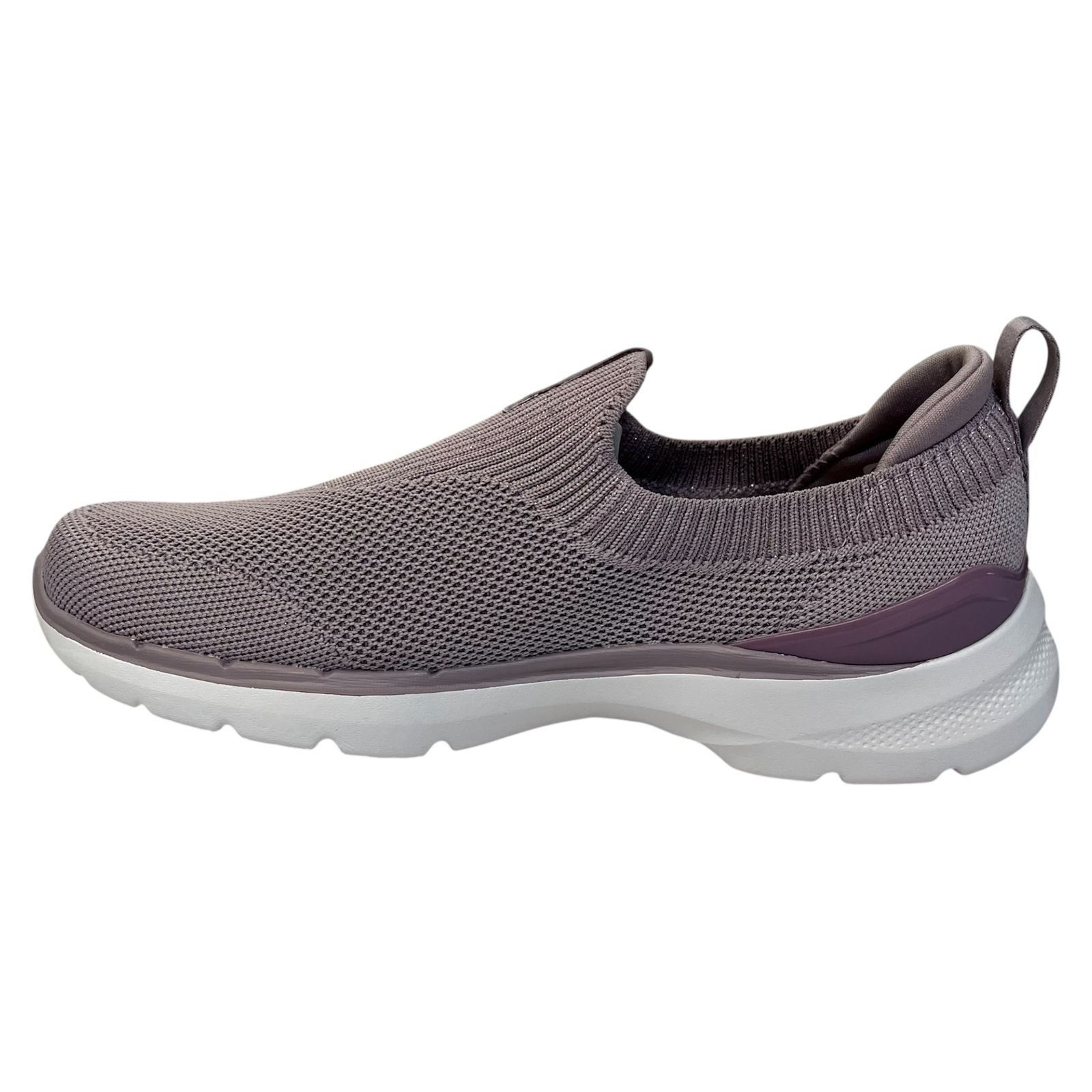 Tênis Skechers Go Walk 6 Slip On Feminino 124530 Malva Malva 5