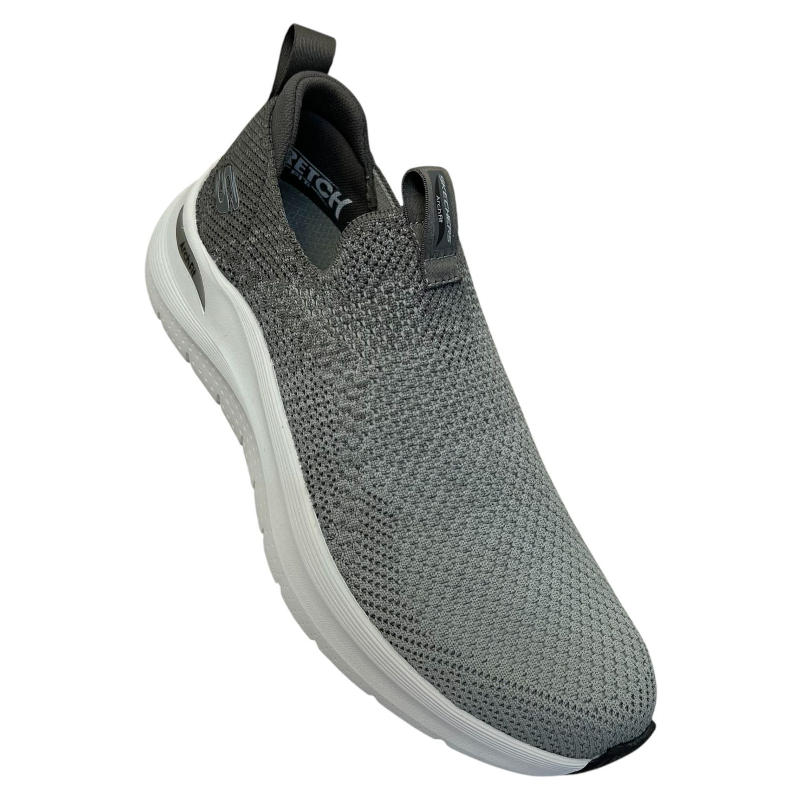 Tênis Skechers Arch Fit 2.0 Slip On Masculino 232704 Cinza Cinza 2