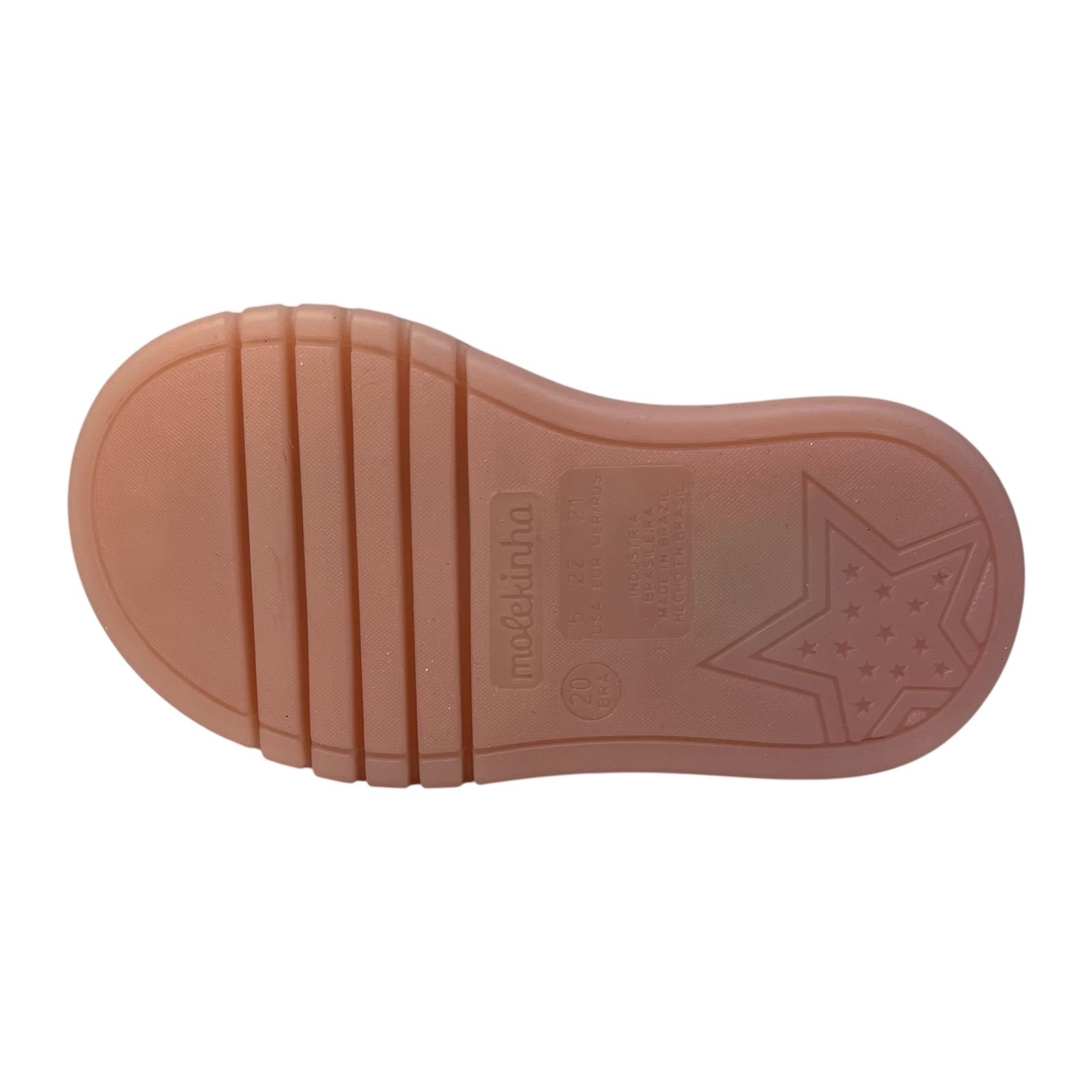 Tênis Infantil Menina Molekinha Tecido 2742.201 Rosa Rosa 4