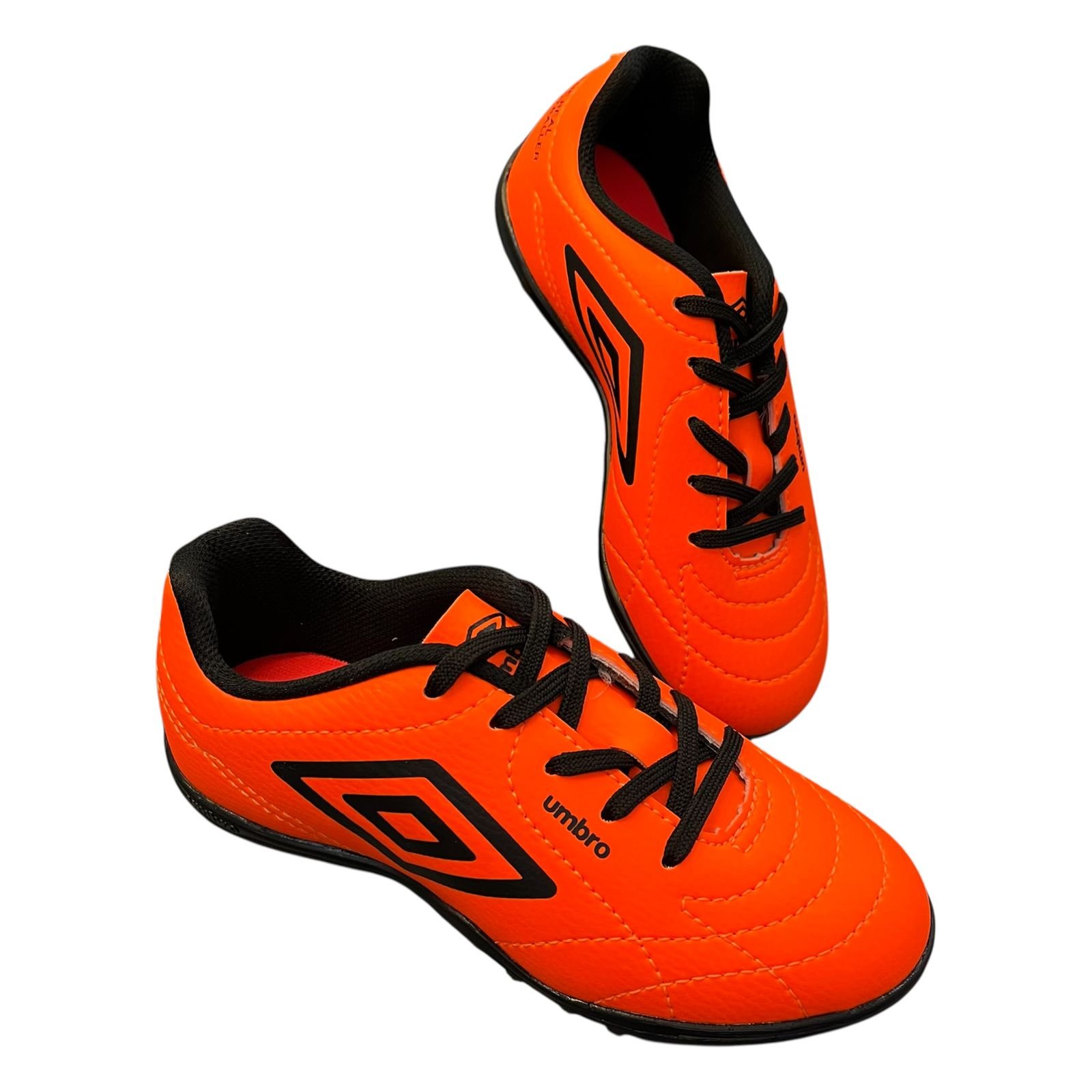 Chuteira Infantil Umbro Society Class Footballer Jr 1295478 Laranja 5