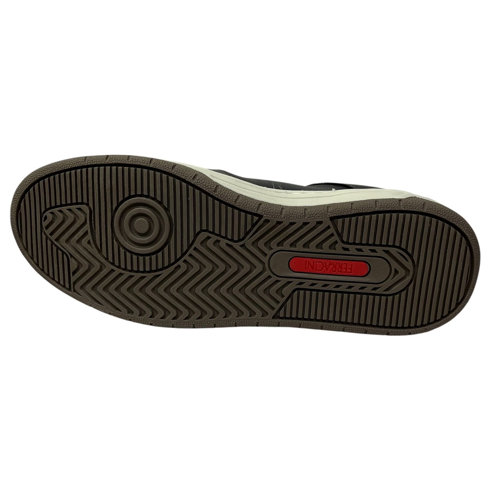 Sapatênis Ferracini Vox  Em Couro 8058-617C Chocolate Preto 4