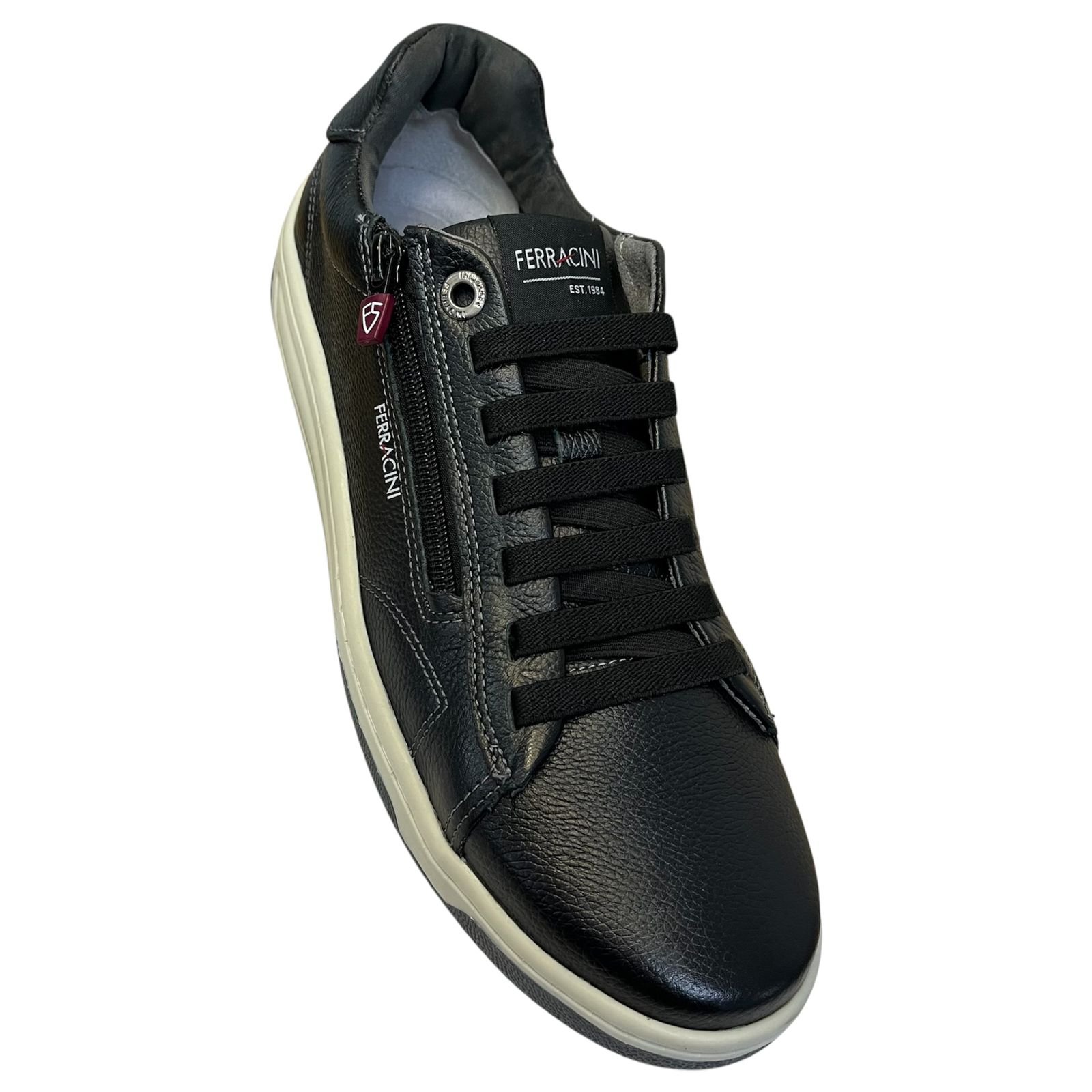 Sapatênis Ferracini Vox  Em Couro 8052-617A Preto 2