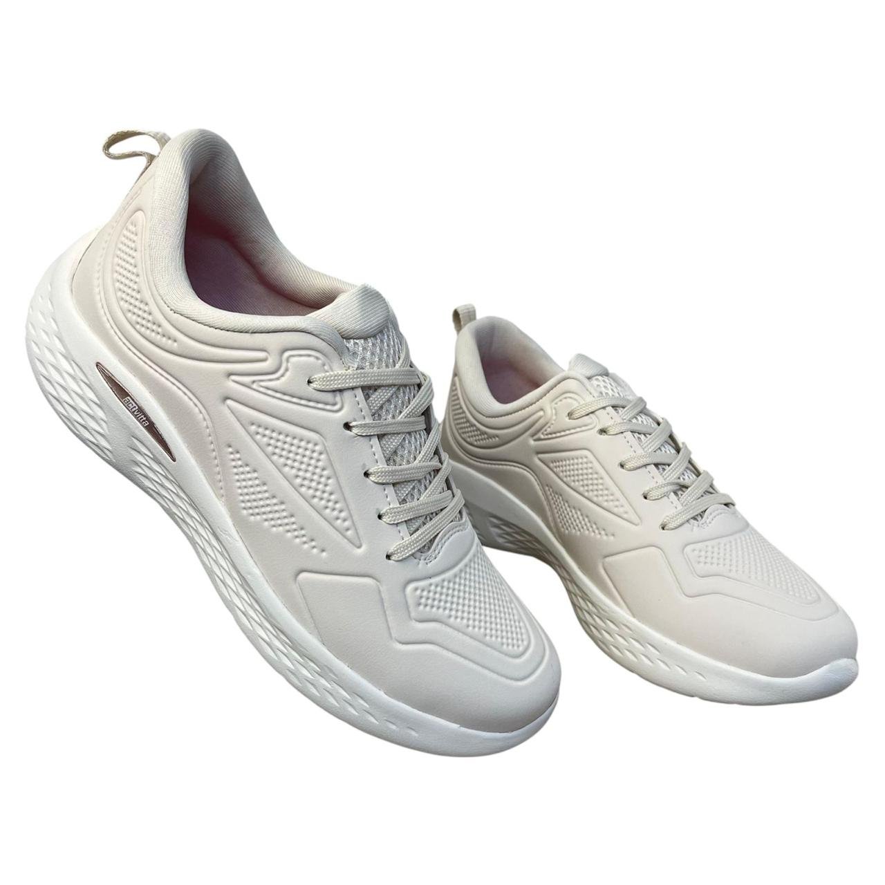 Tênis Feminino Esportivo Actvitta 4845.104 Off White Off White 5