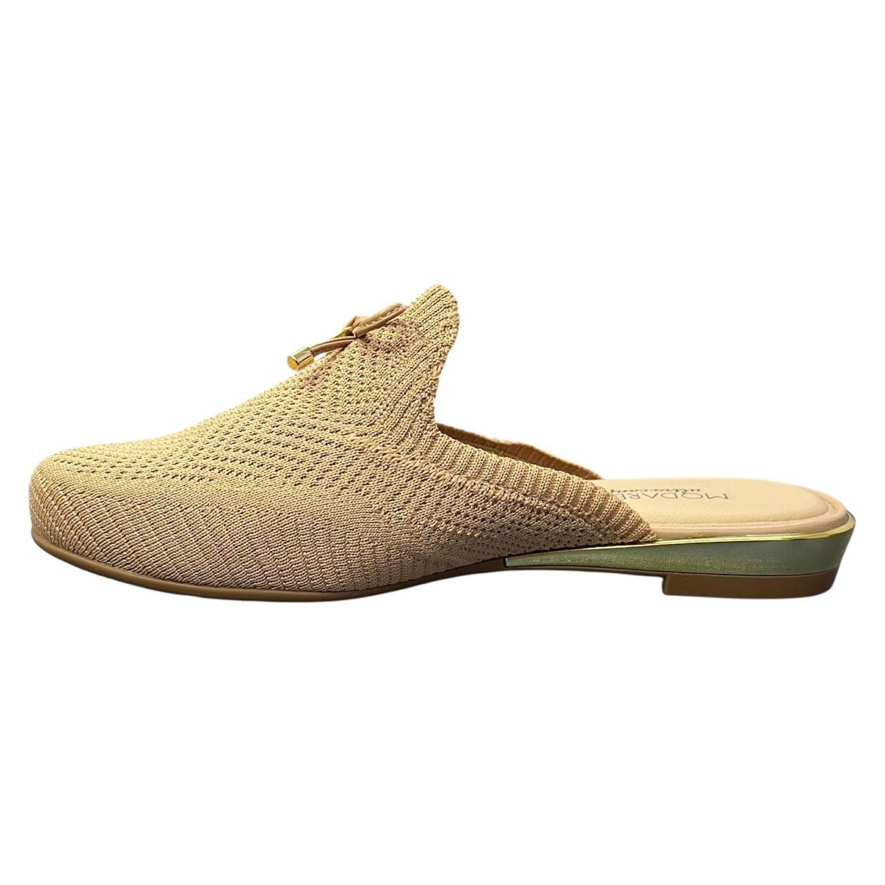 Mule Modare Tecido Knit 7505.228 Bege 4