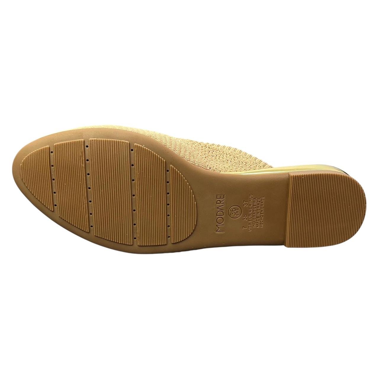 Mule Modare Tecido Knit 7505.228 Bege 5