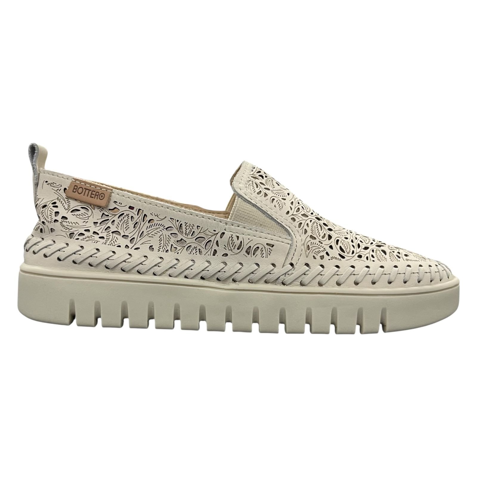 Bottero Tenis Casual Feminino 372601 Off White