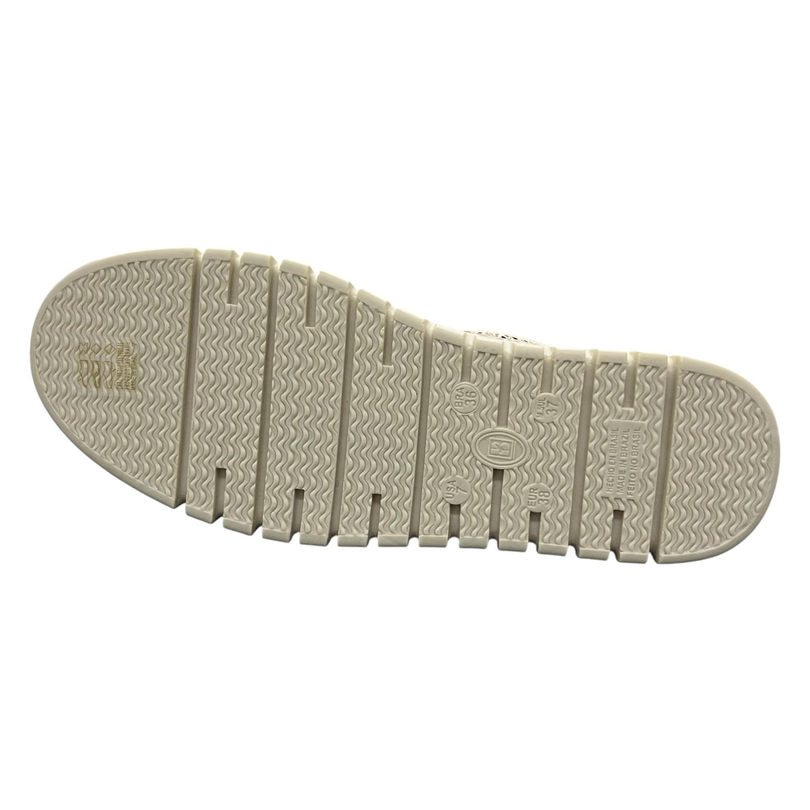 Bottero Tenis Casual Feminino 372601 Off White Branco 4