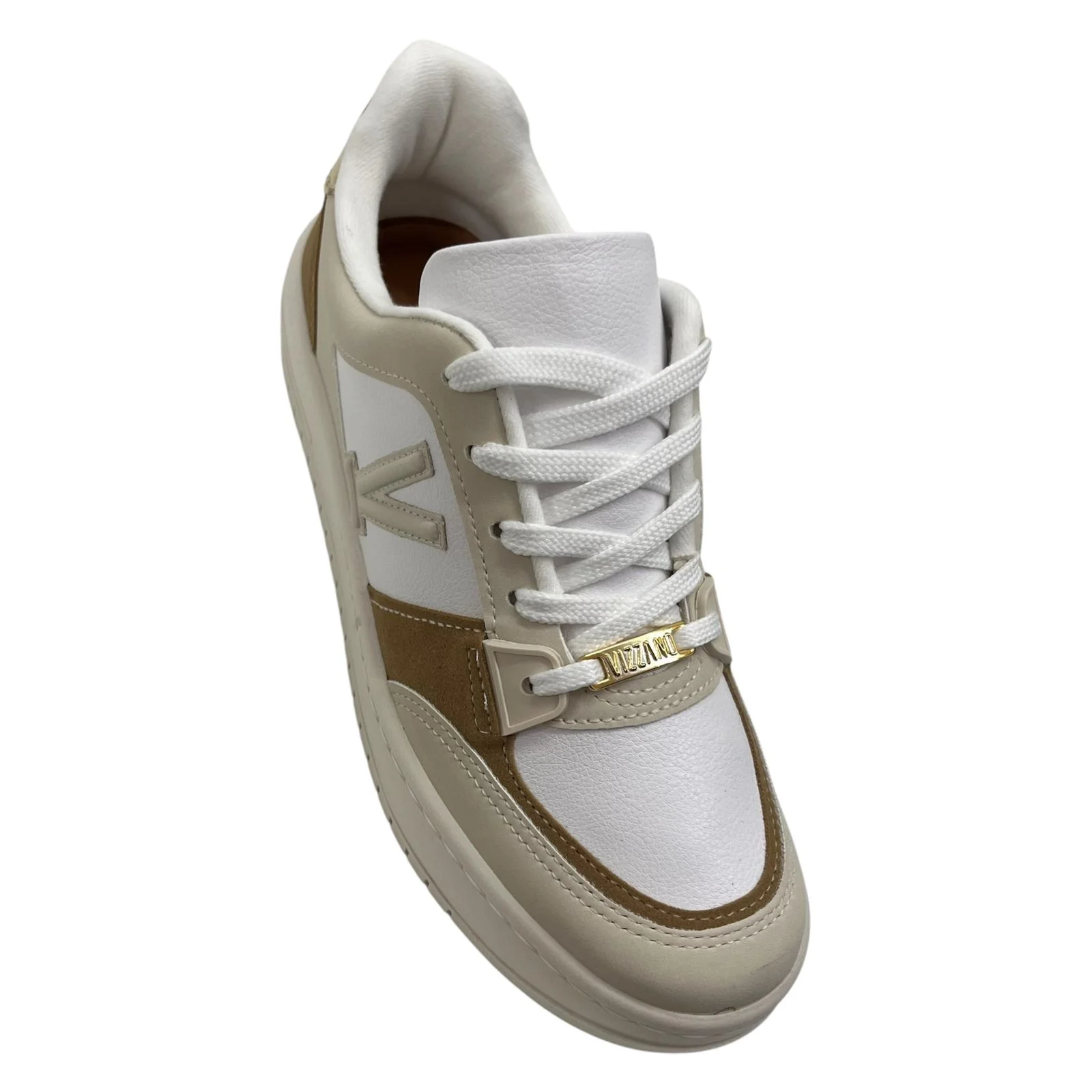 Tênis Casual Feminino Vizzano 1389.131 Branco Branco/Tan 2