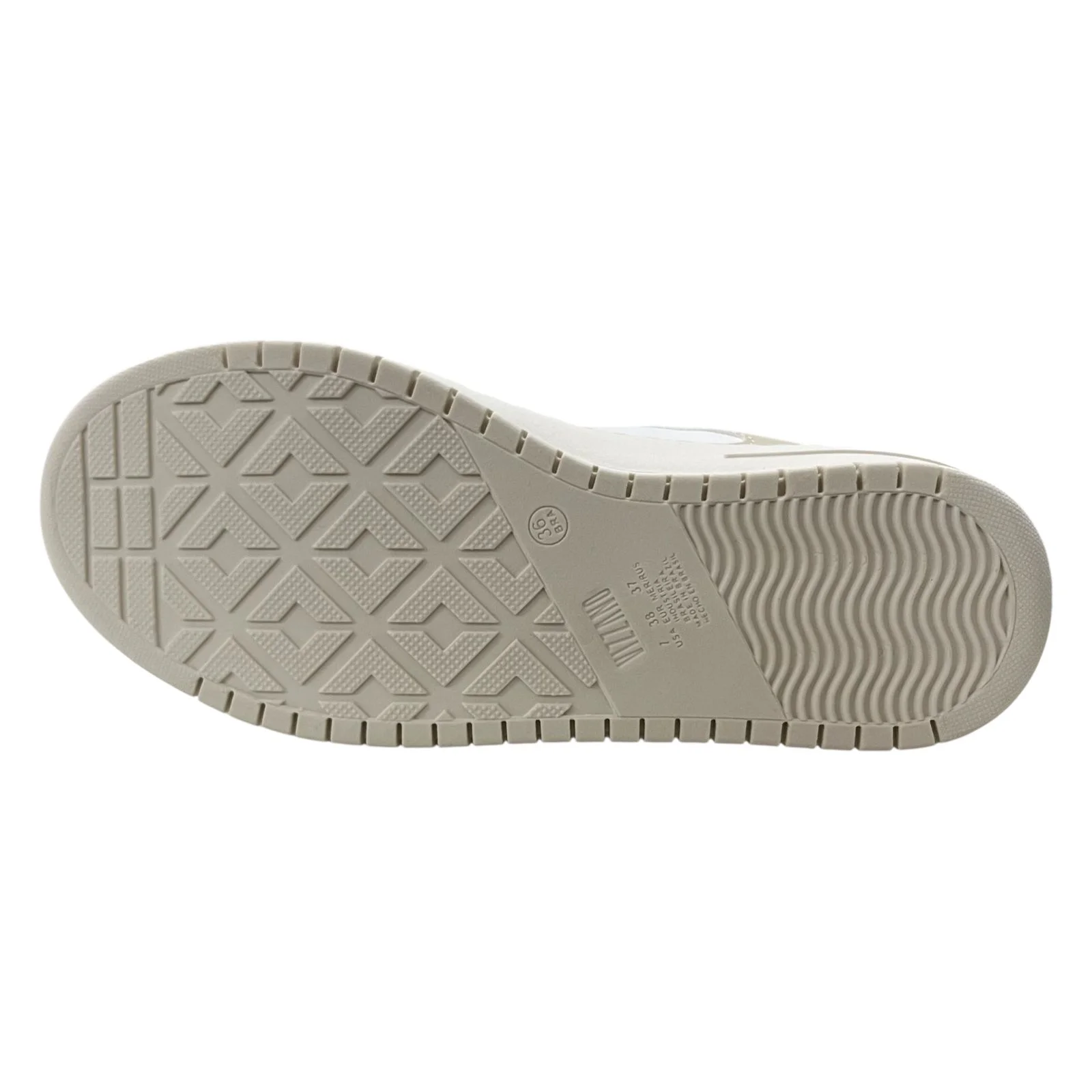 Tênis Casual Feminino Vizzano 1389.131 Branco Branco/Tan 4