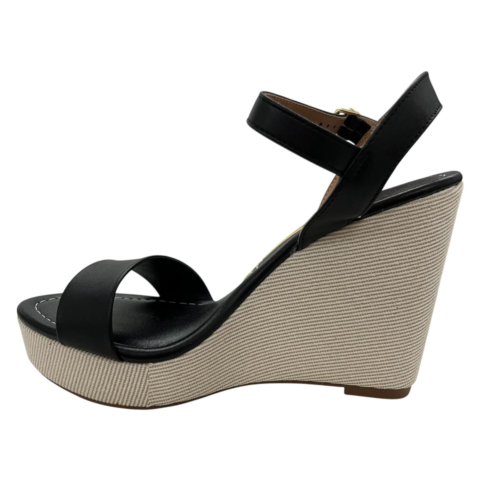 Sandália Anabela Vizzano 6283.2000 Branco Off Preto 3