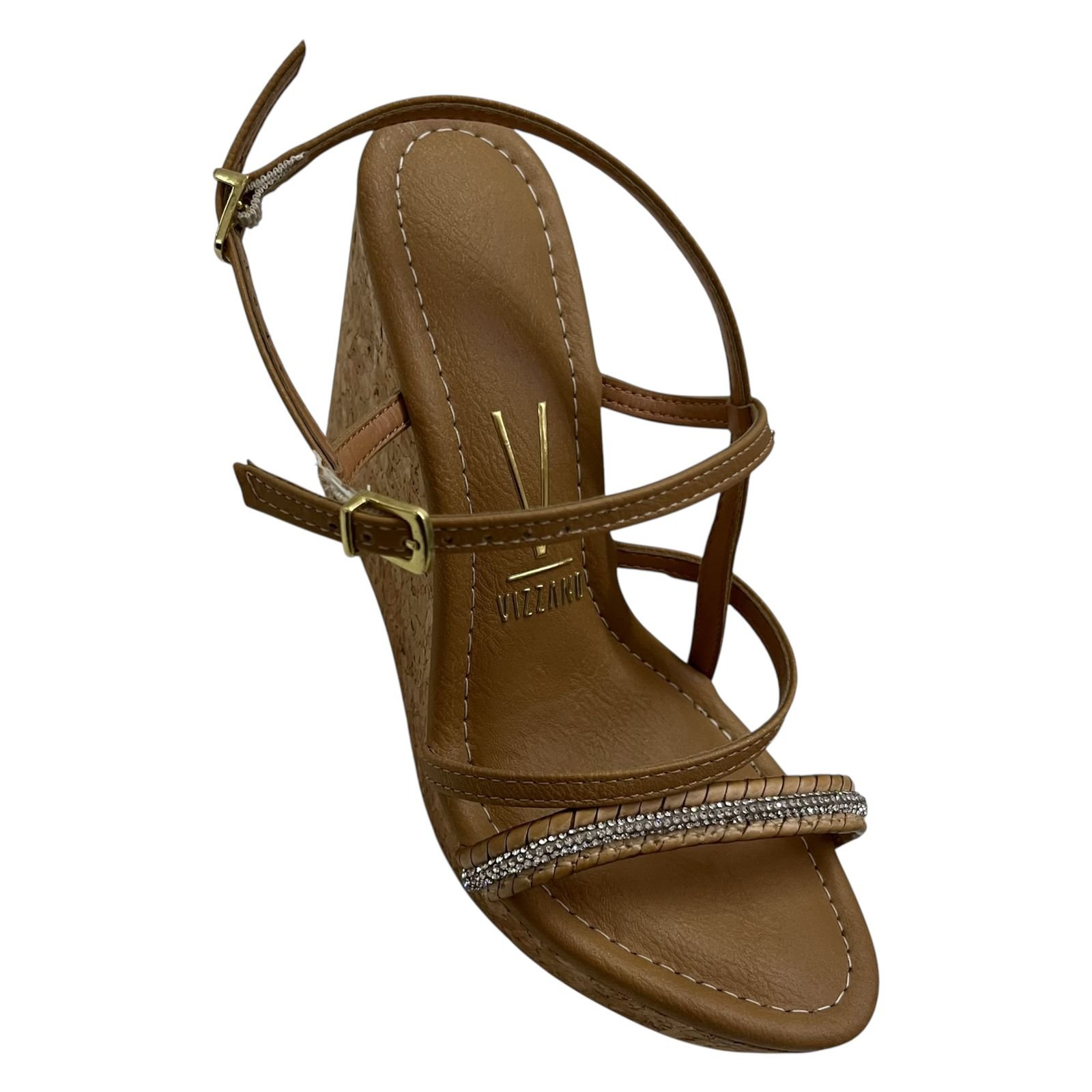 Sandália Anabela Cortiça Vizzano 6283.2137 Camel Camel 2
