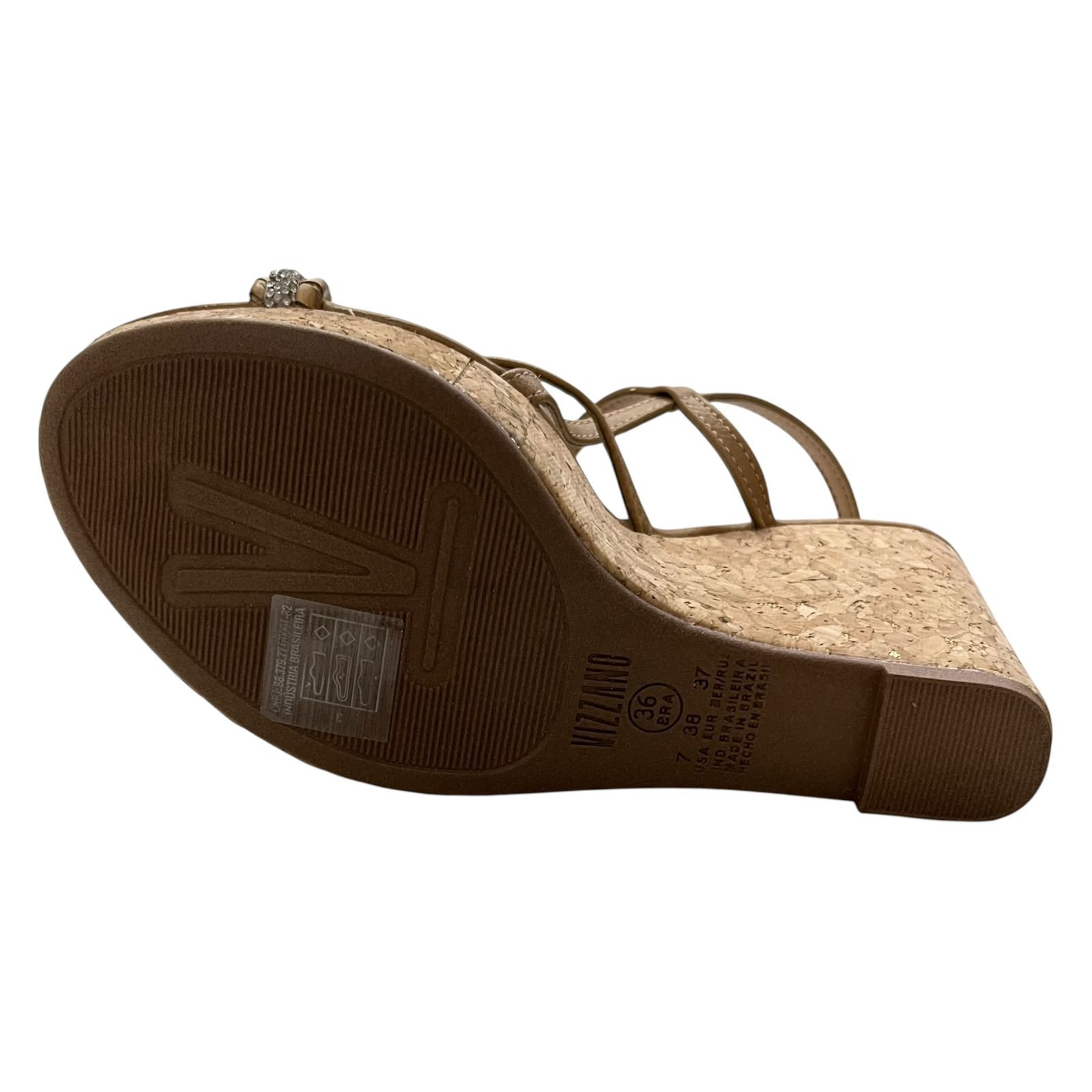 Sandália Anabela Cortiça Vizzano 6283.2137 Camel Camel 4