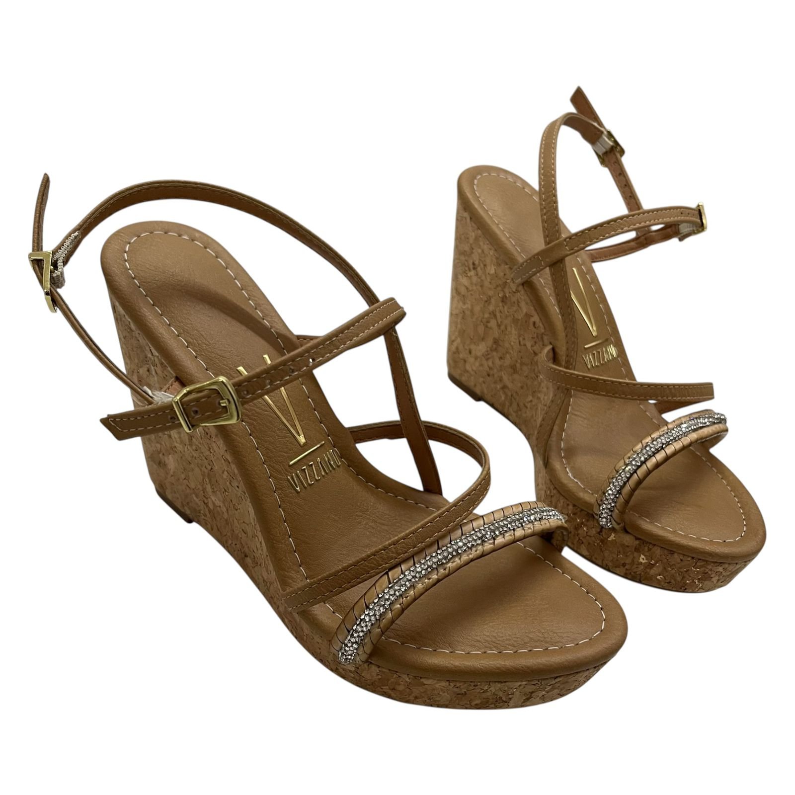 Sandália Anabela Cortiça Vizzano 6283.2137 Camel Camel 5
