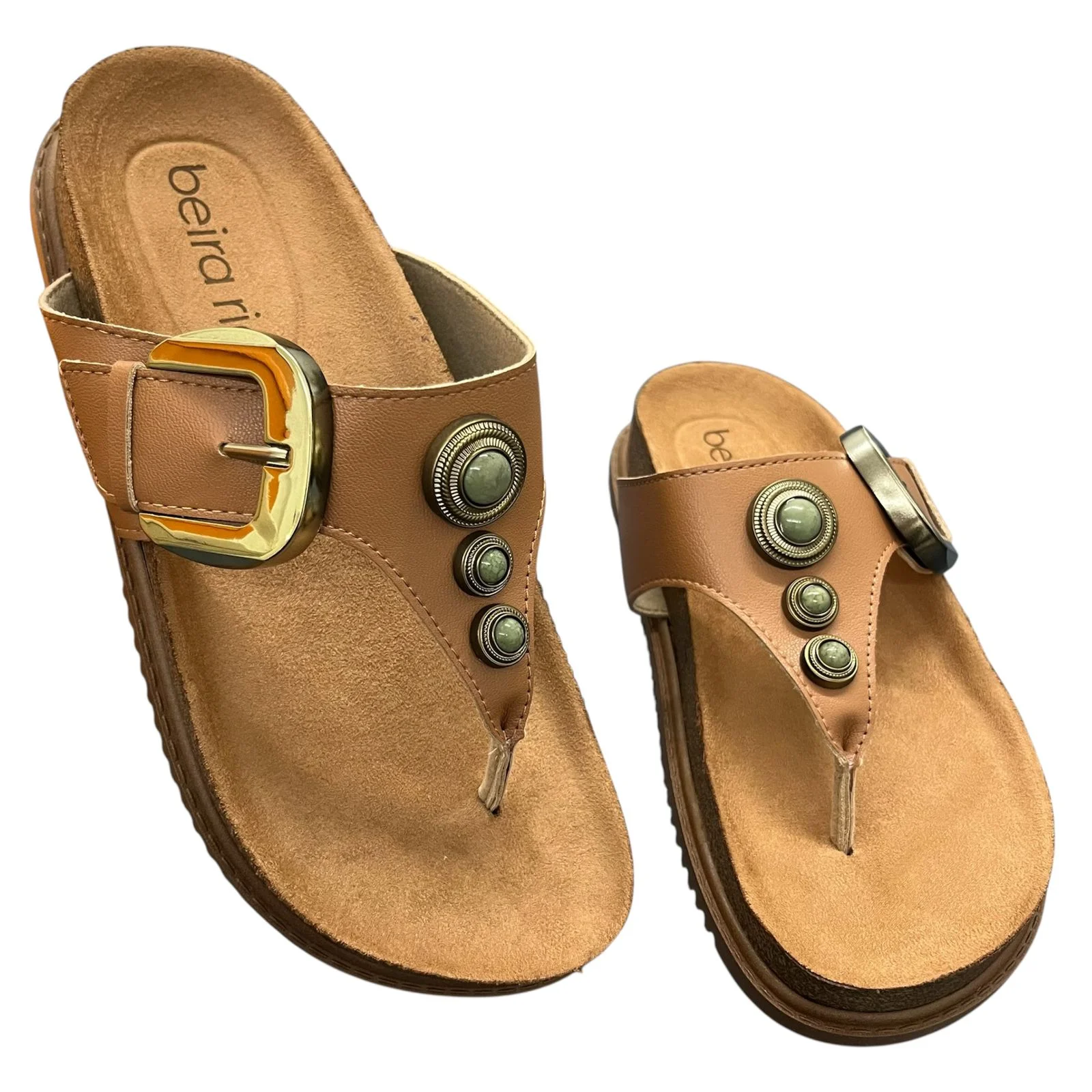 Sandália Papete De Dedo Beira Rio 8524.111 Marrom 5