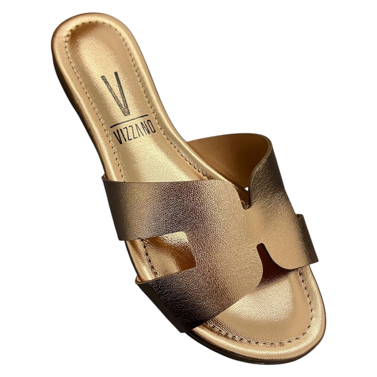 Sandália Rasteira Vizzano 6371.167 Rose Gold 2