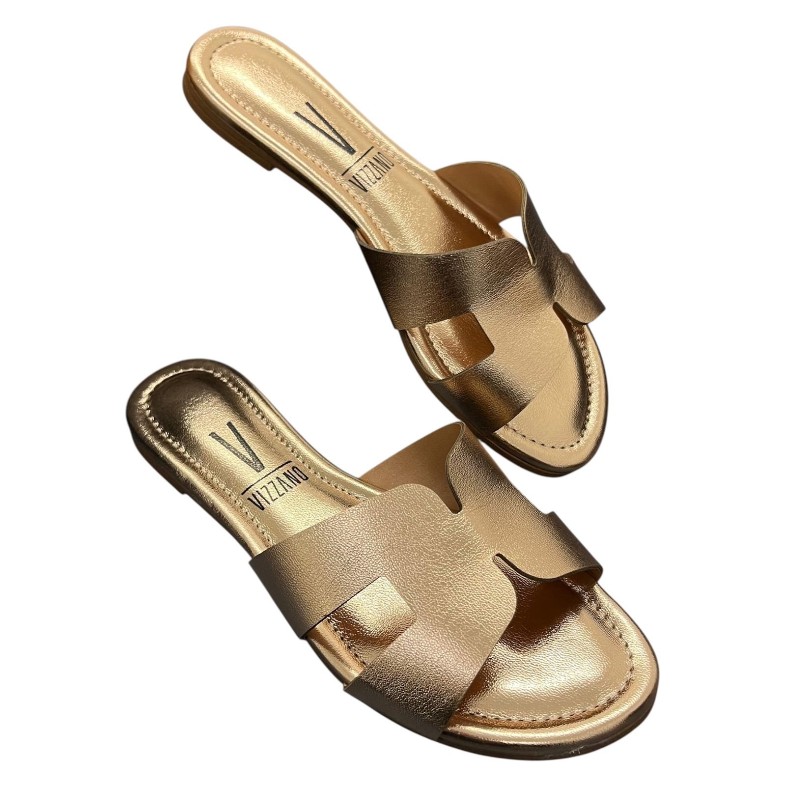 Sandália Rasteira Vizzano 6371.167 Rose Gold 3