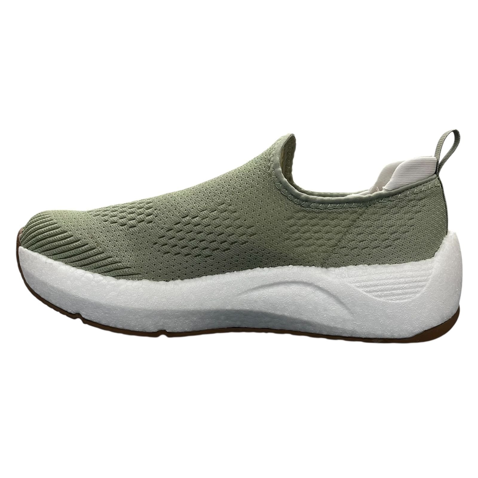 Tênis Slip-On Beira Rio Tecido Knit 4327.100 Verde 5