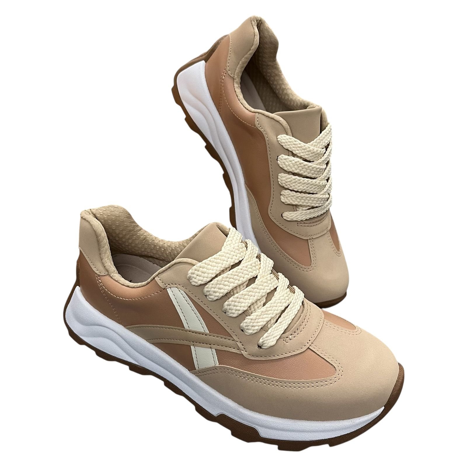 Tênis Casual Beira Rio Napa 4328.104 Nude 3