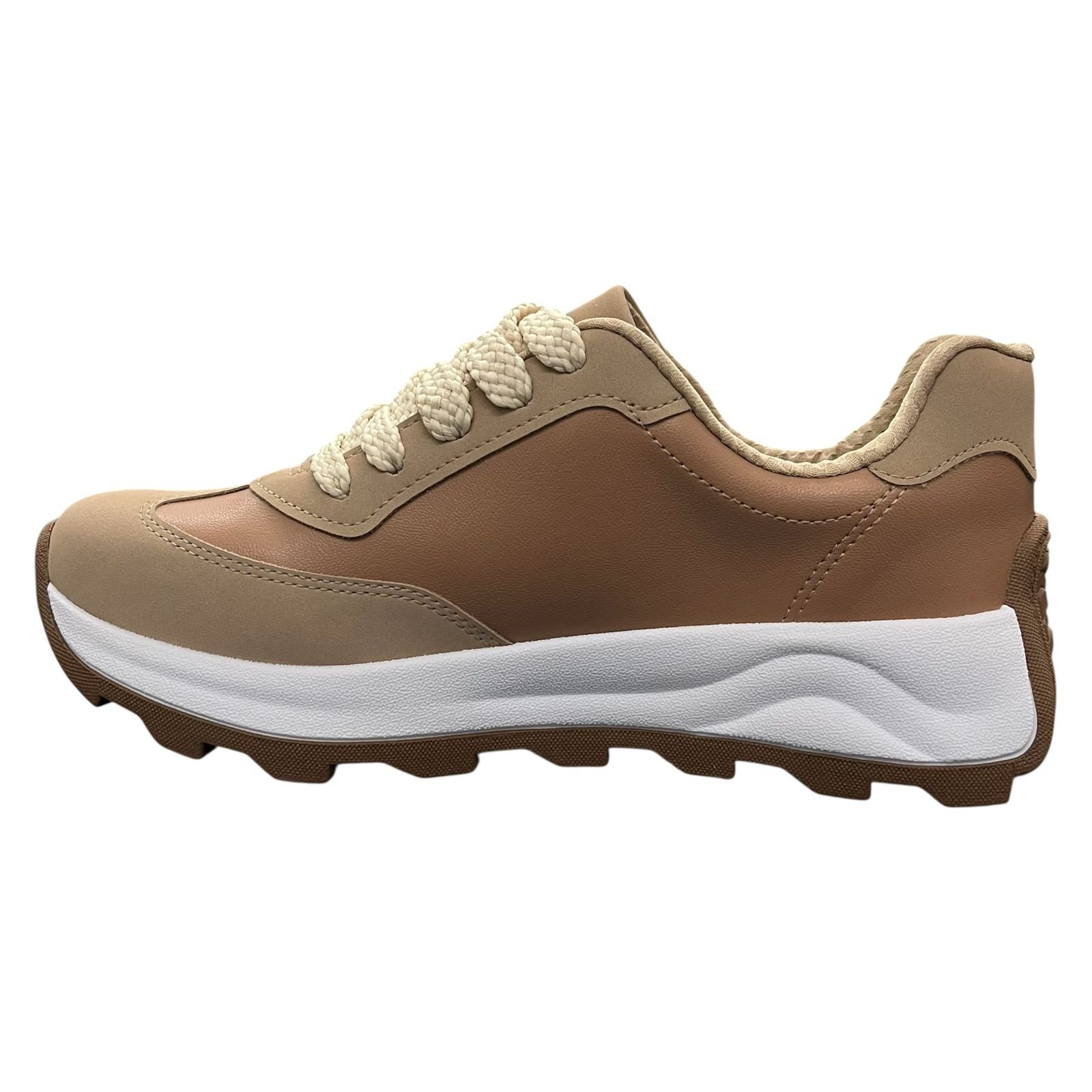 Tênis Casual Beira Rio Napa 4328.104 Nude 5
