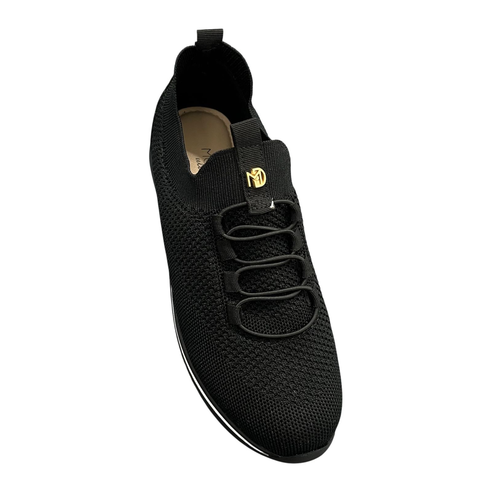 Tênis Casual Slip-On Modare Tecido Knit 7358.236 Preto 2